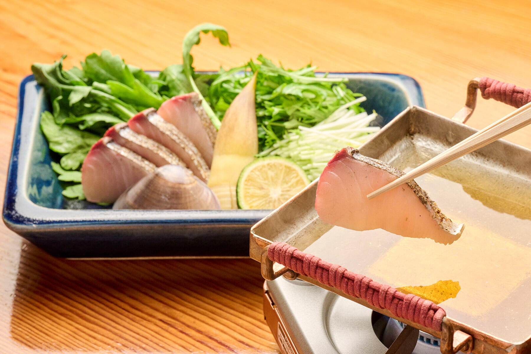 さわらのだししゃぶ鍋