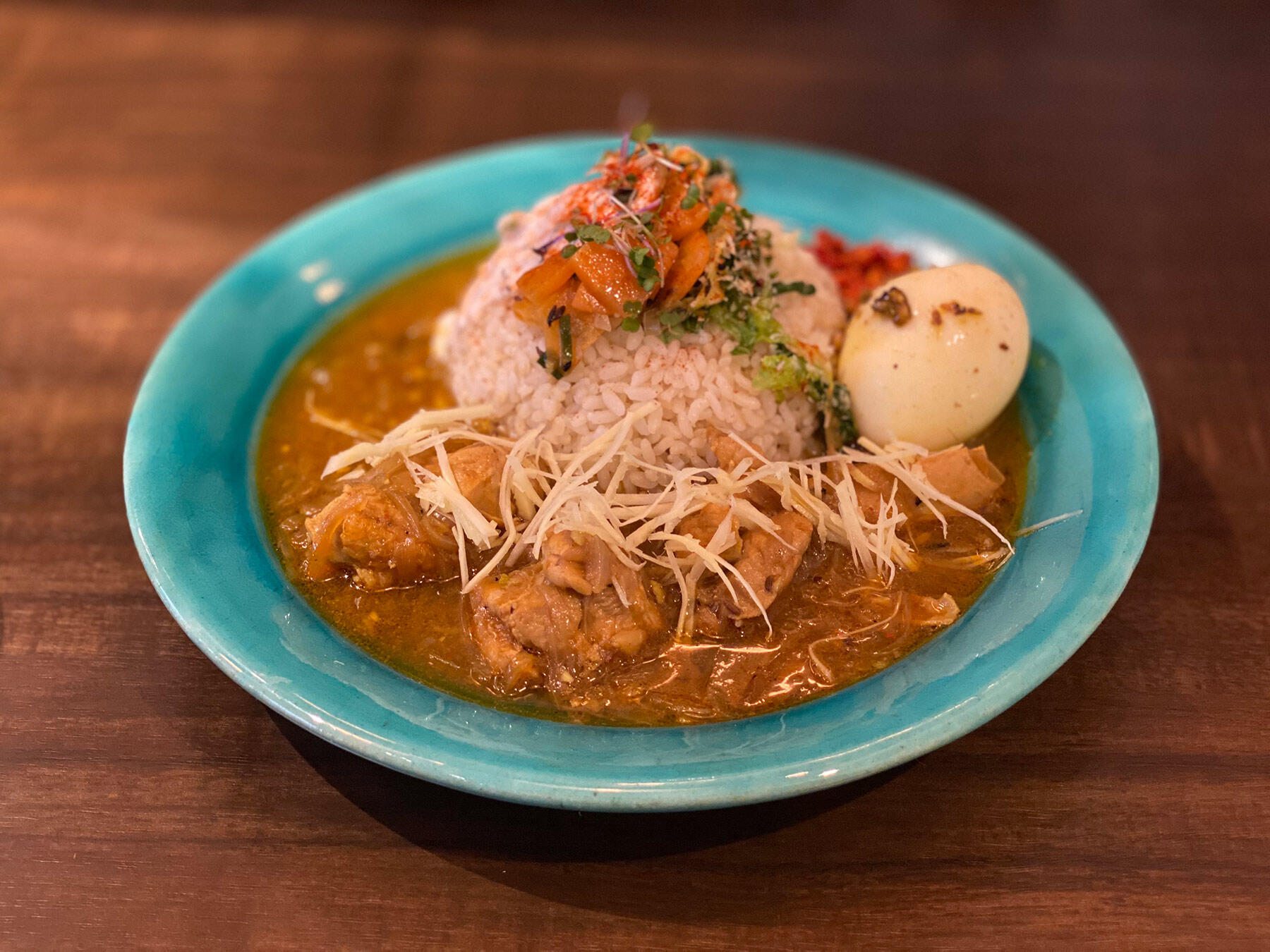以前食べた「ジンジャーチキンカレー」。