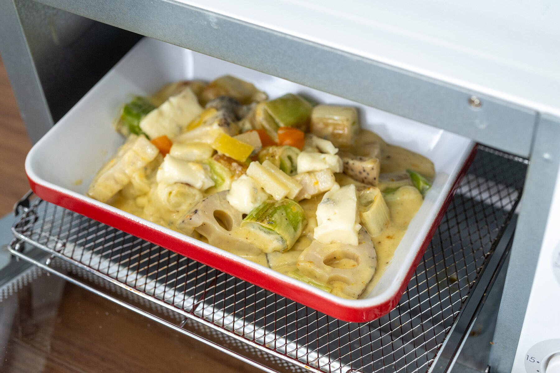 トースターで焼く