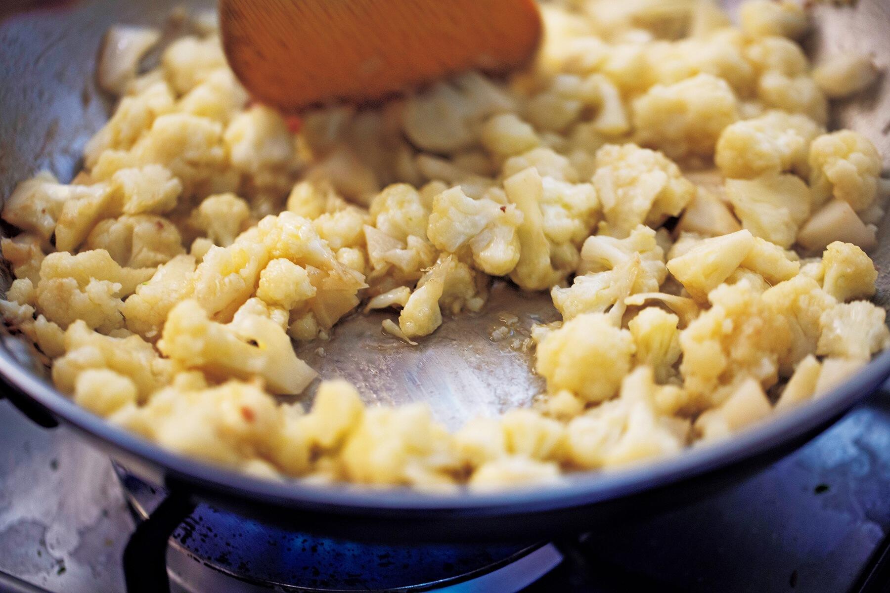 ソースの仕上げ