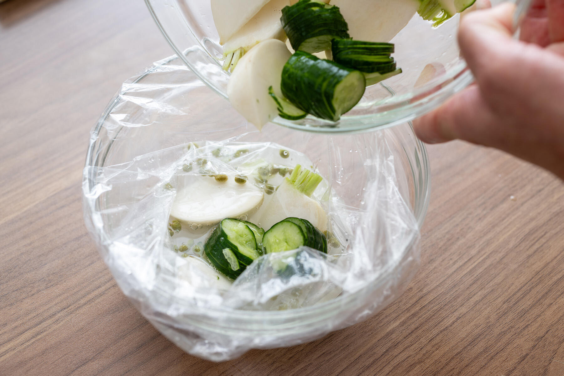 日本酒で漬ける