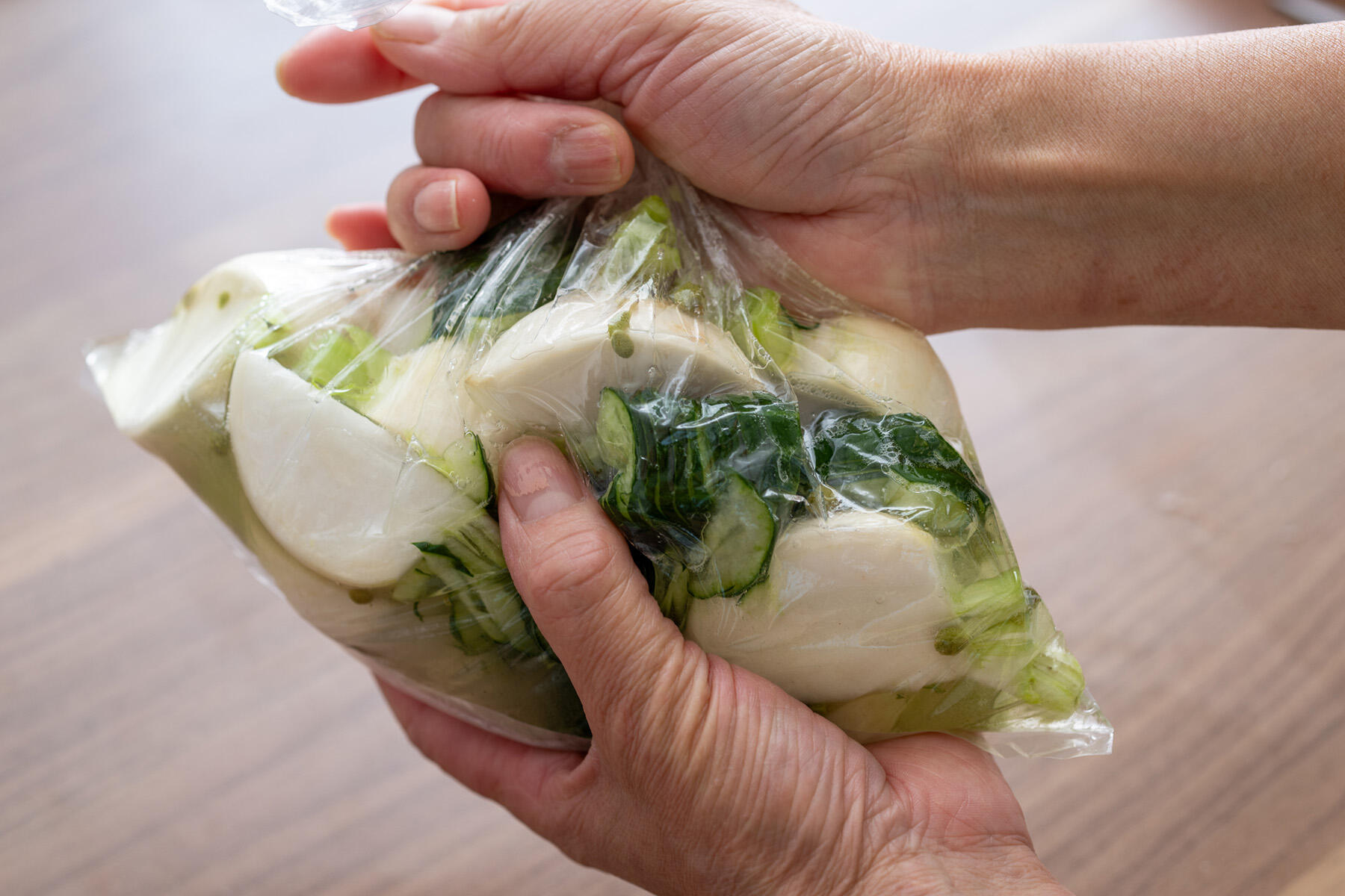 日本酒で漬ける