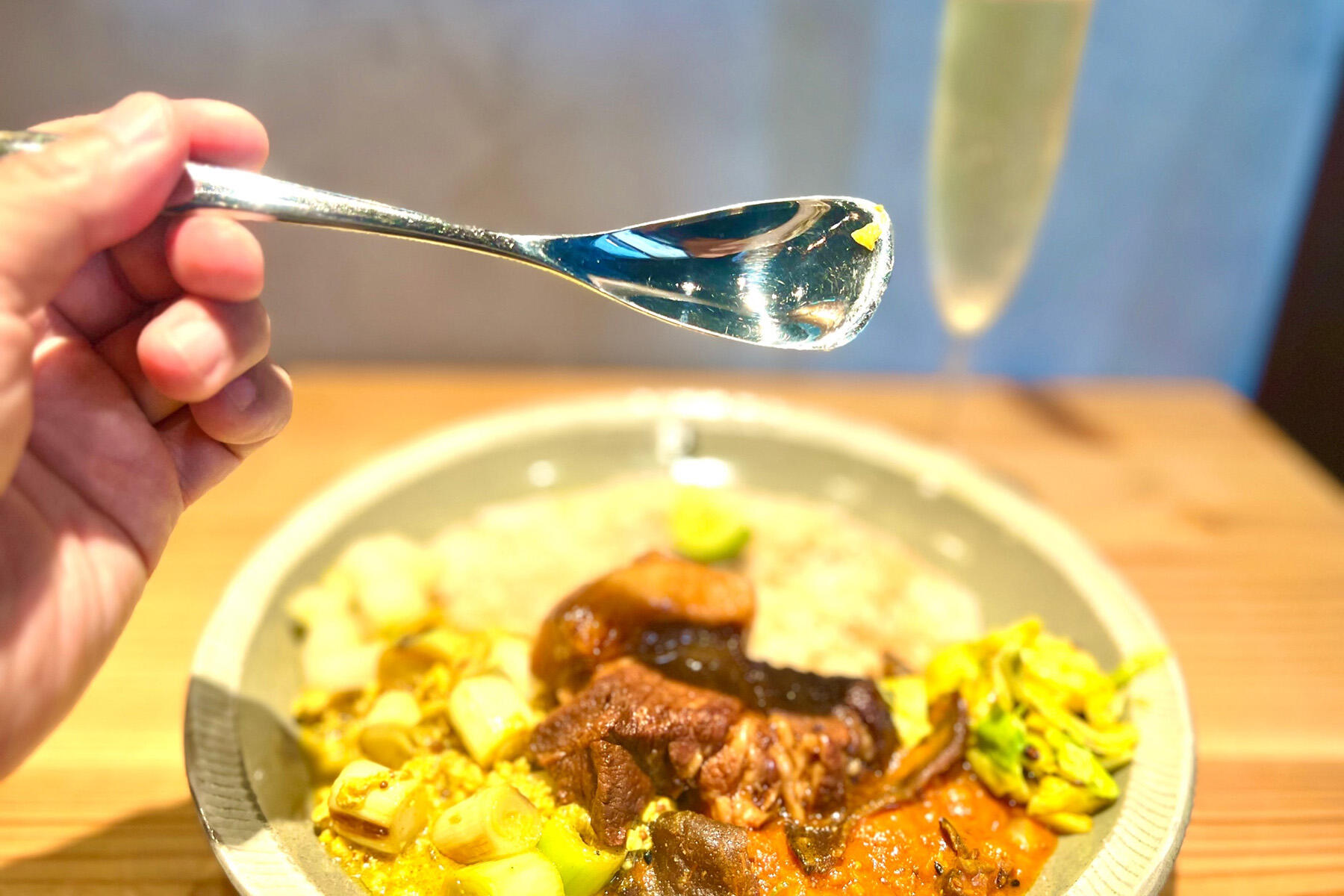 左利き用スプーン