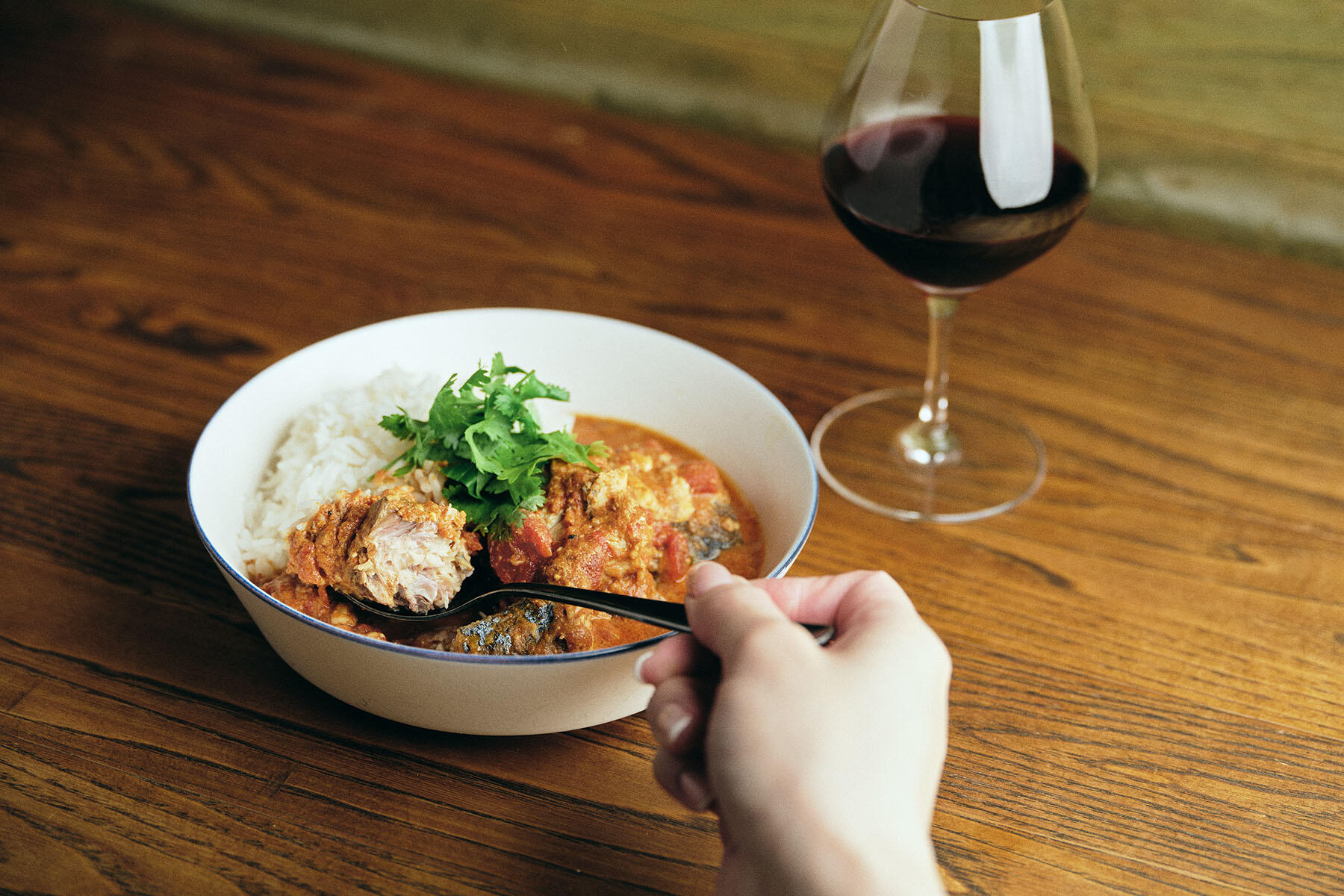 鯖缶梅干しビンダルー