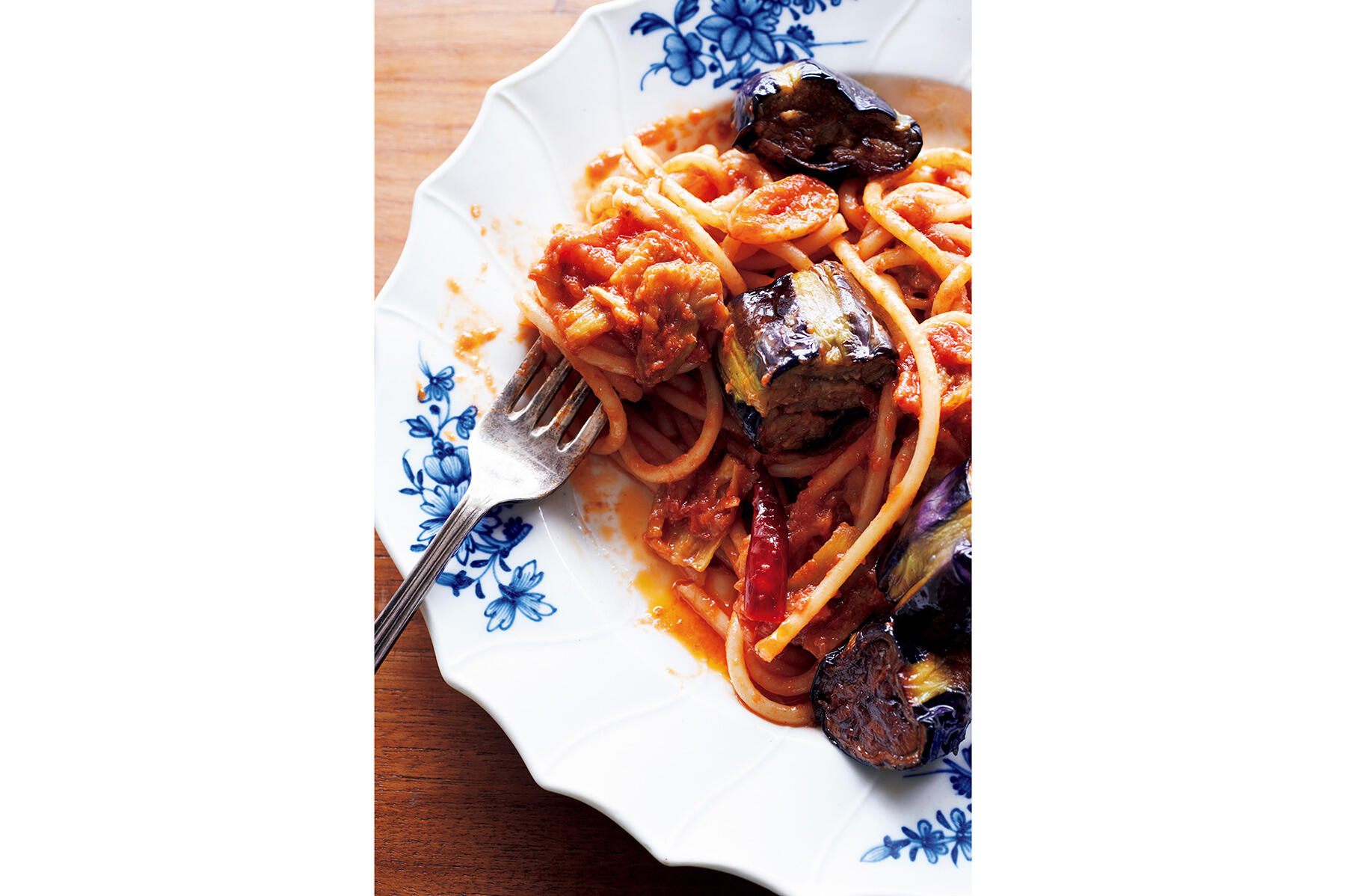 ダブルなすトマトスパゲッティ