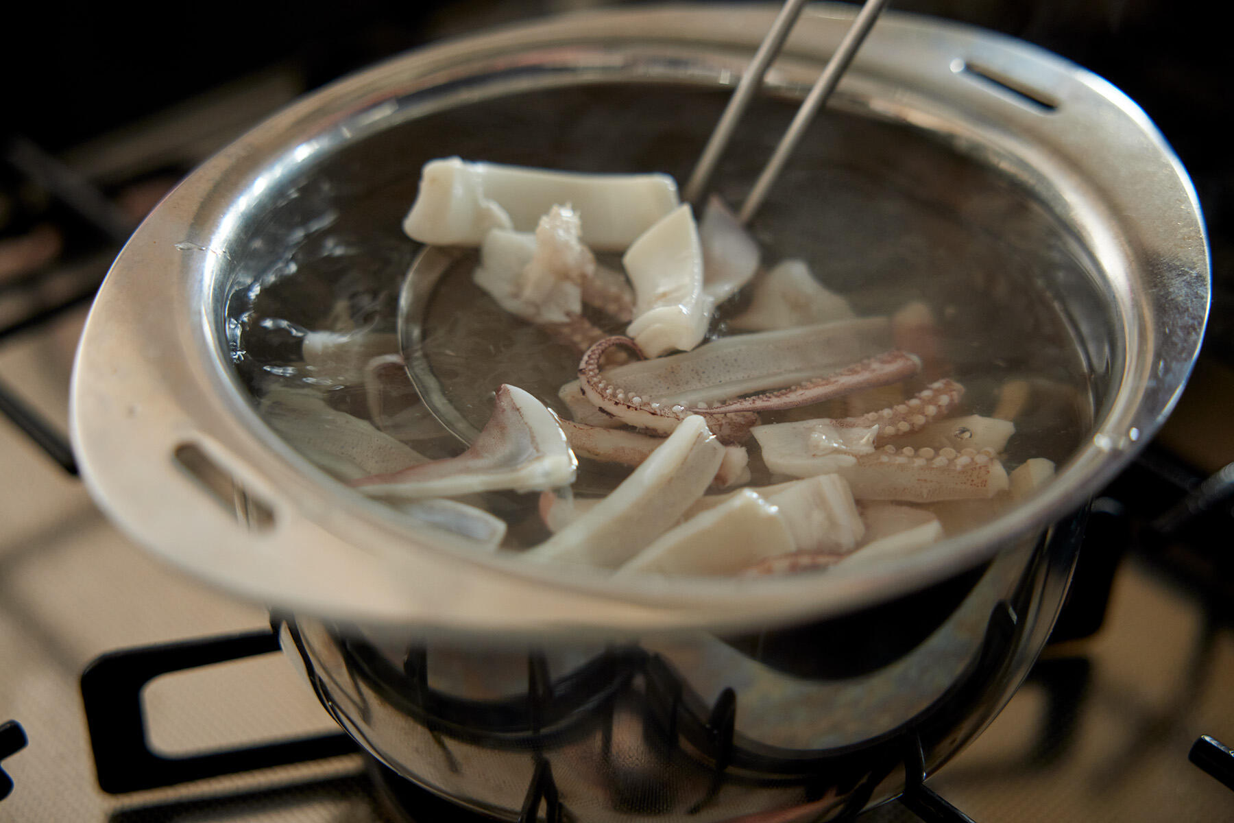 いかの下ごしらえ