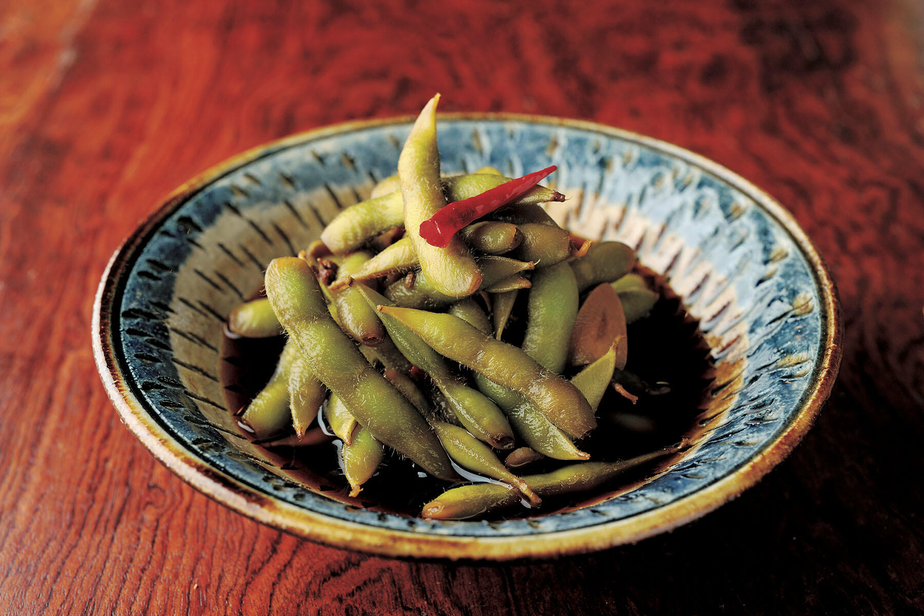 枝豆の紹興酒漬け