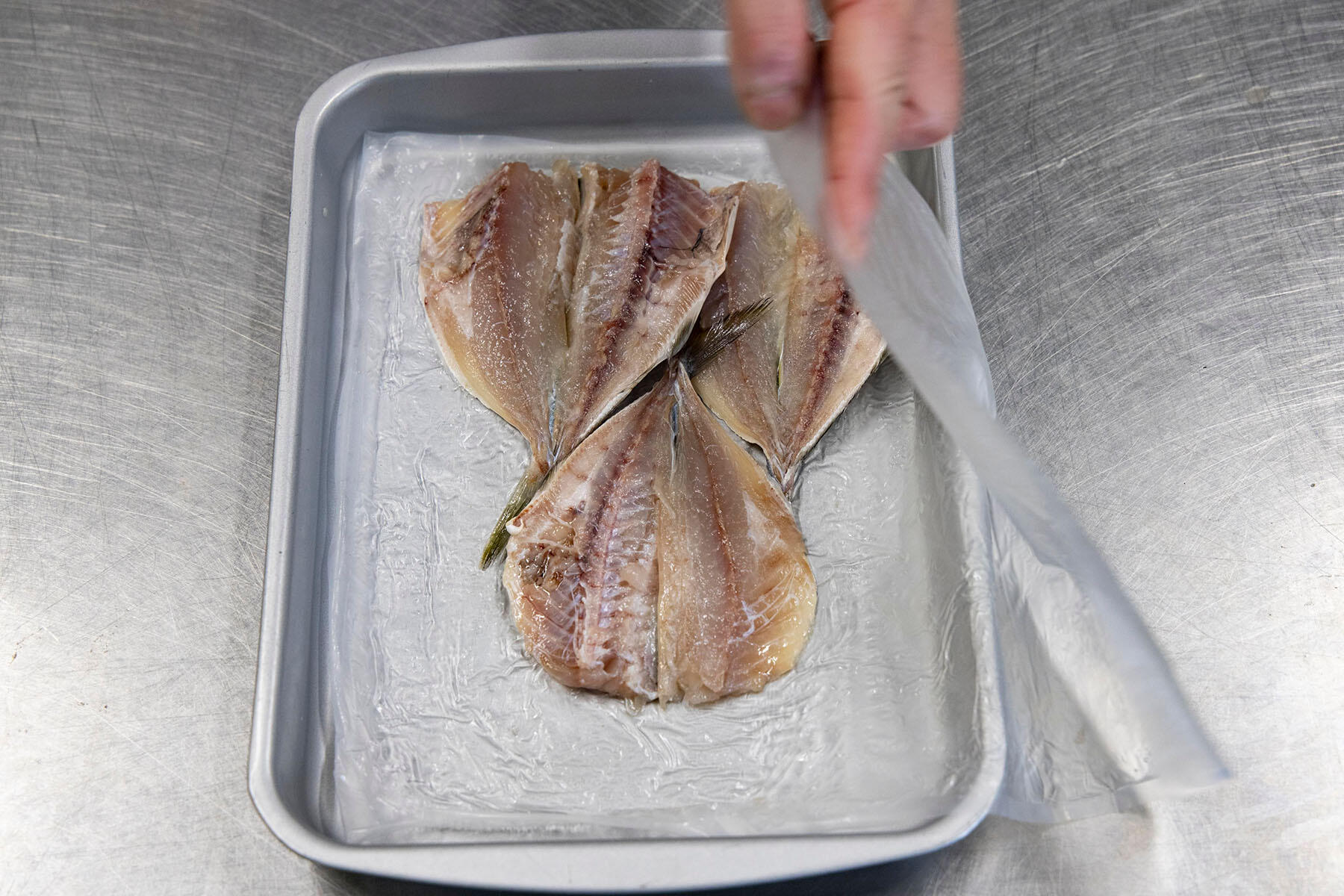 シートにのせる