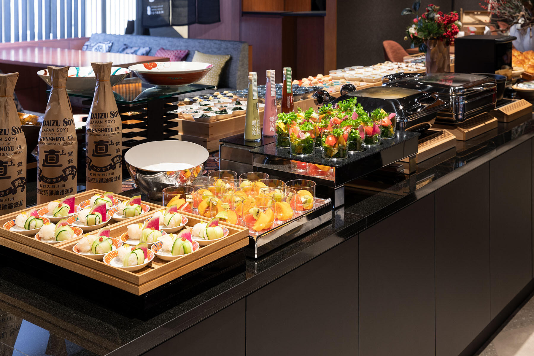 朝食ビュッフェ