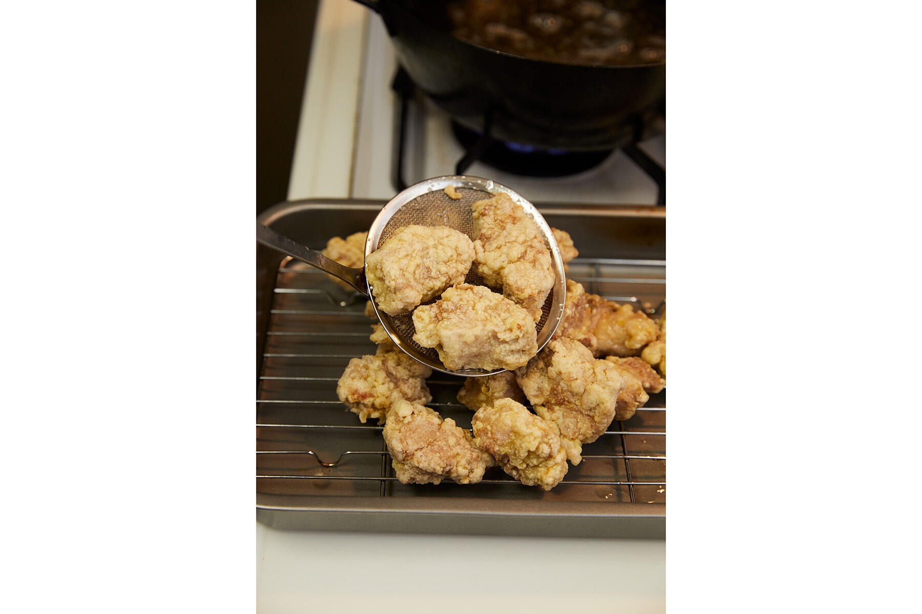 余熱で火を通す