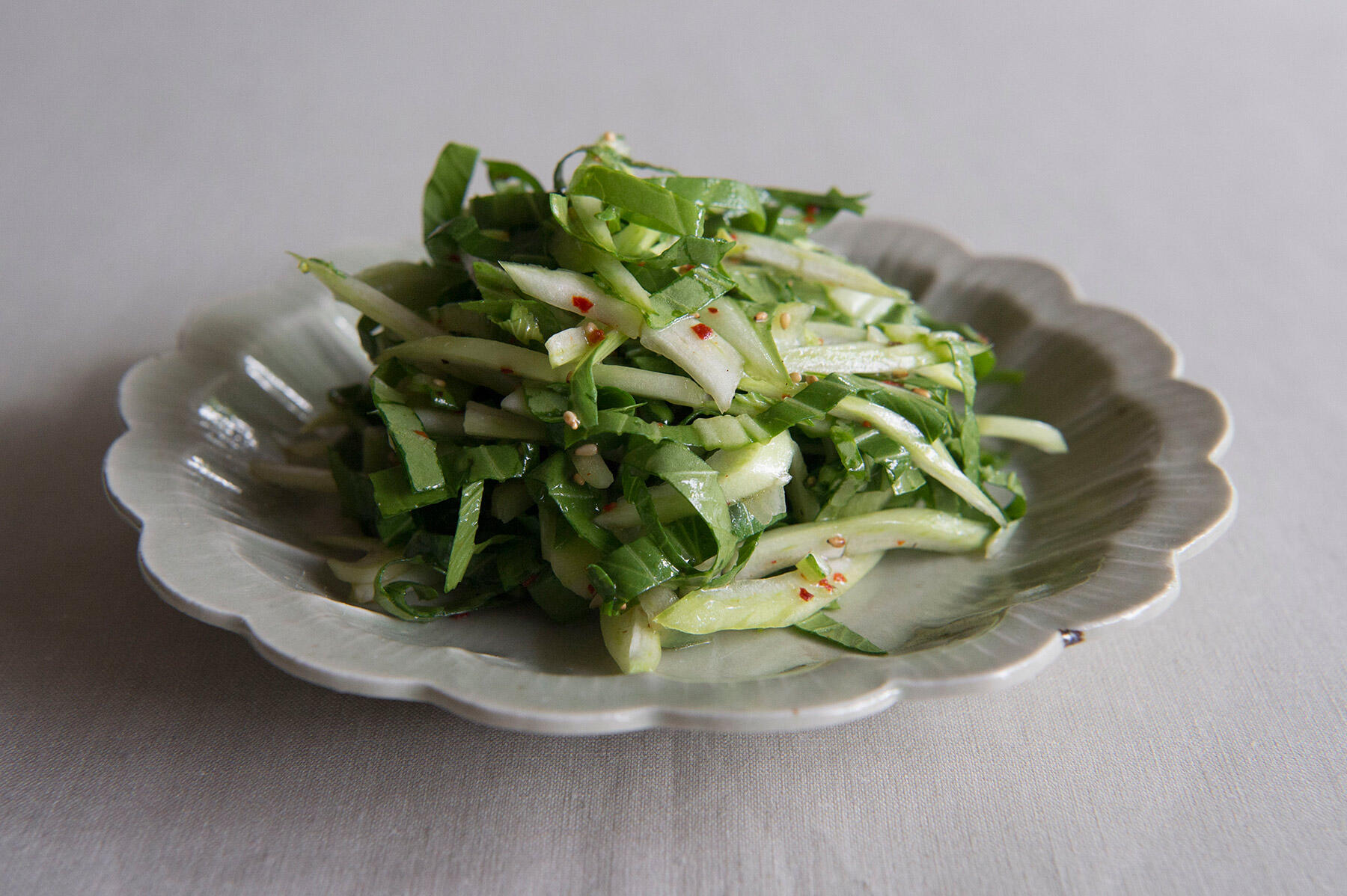 青梗菜のナムル風