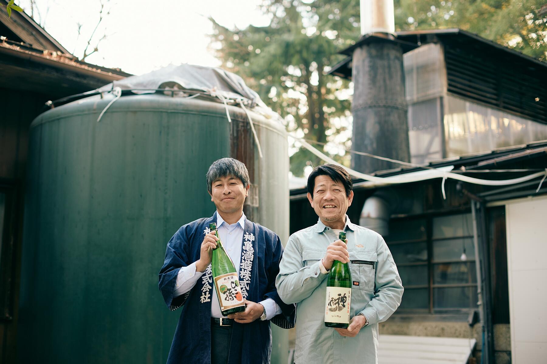 貴夫社長、杜氏の太田茂典さん