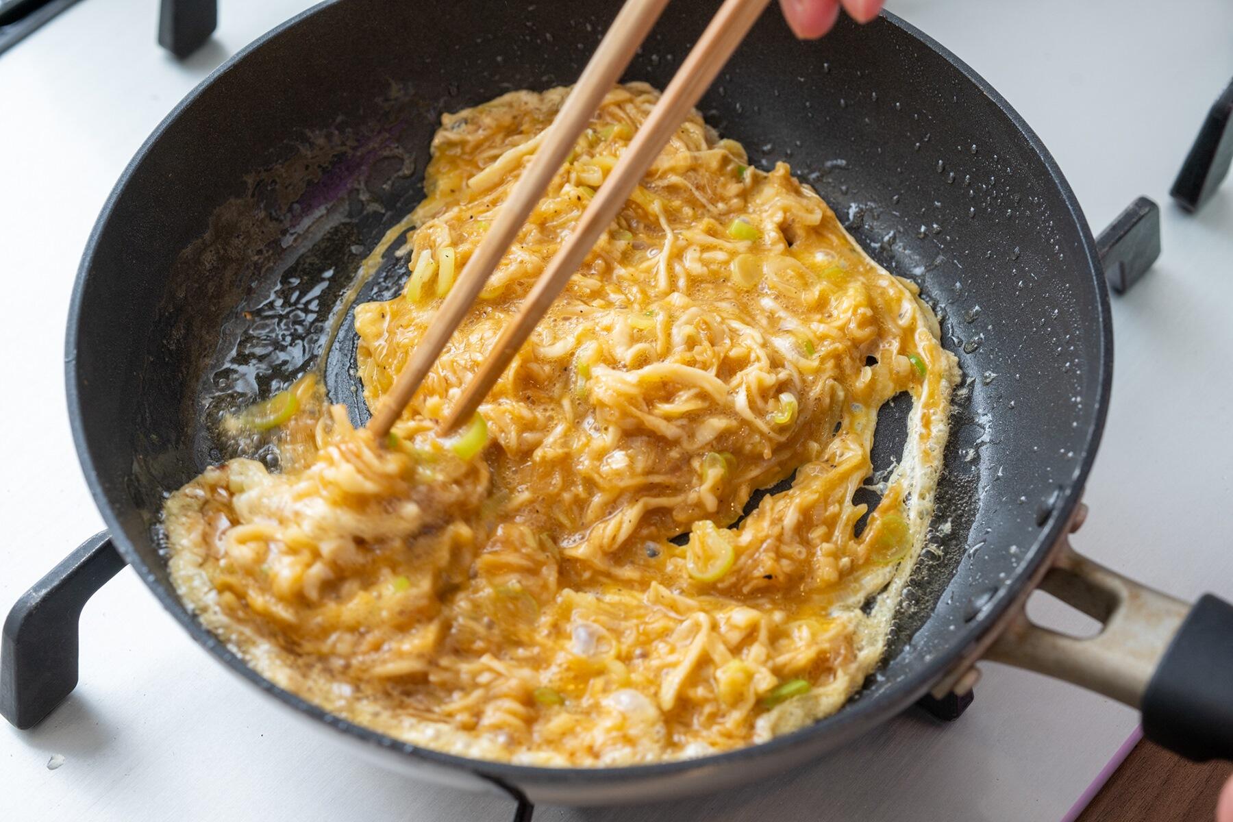 フライパンで焼く