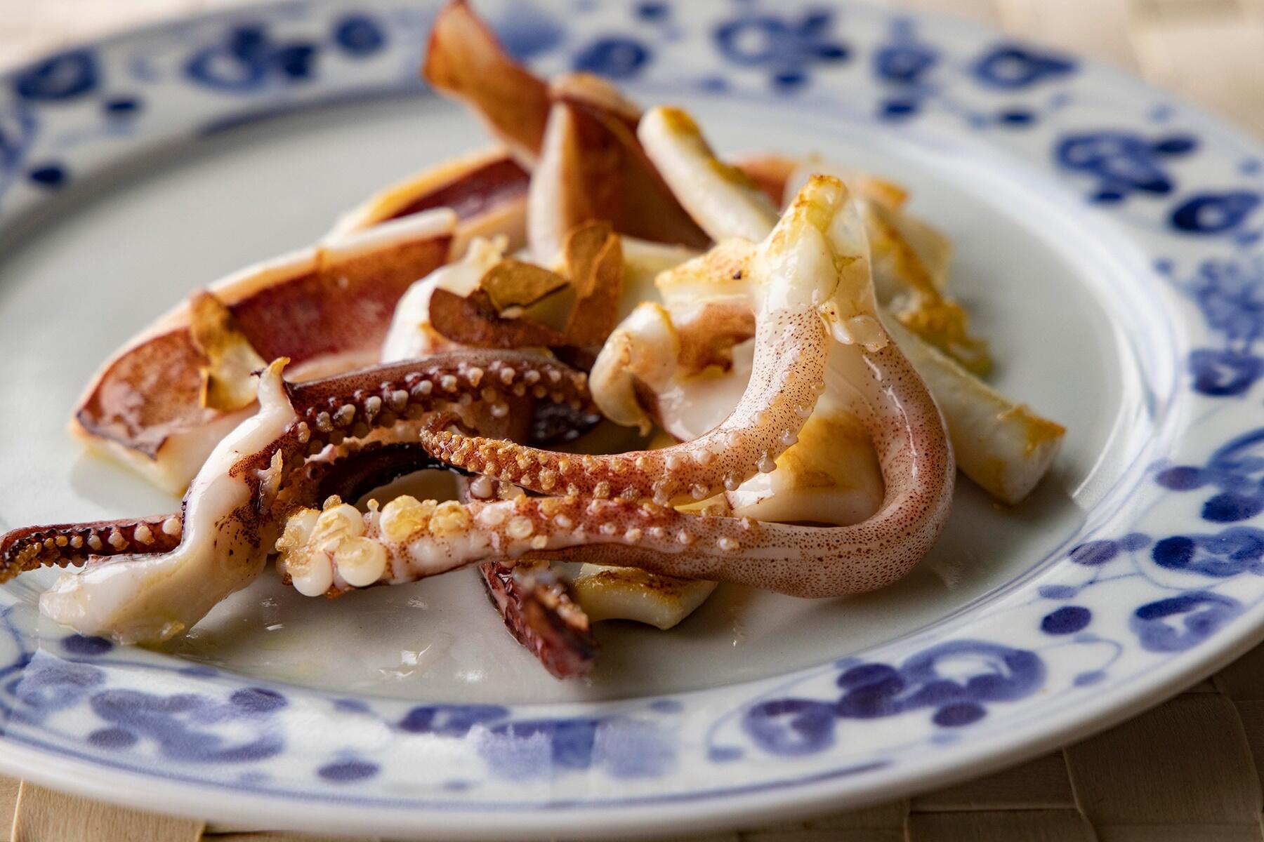 イカの冷蔵庫干し