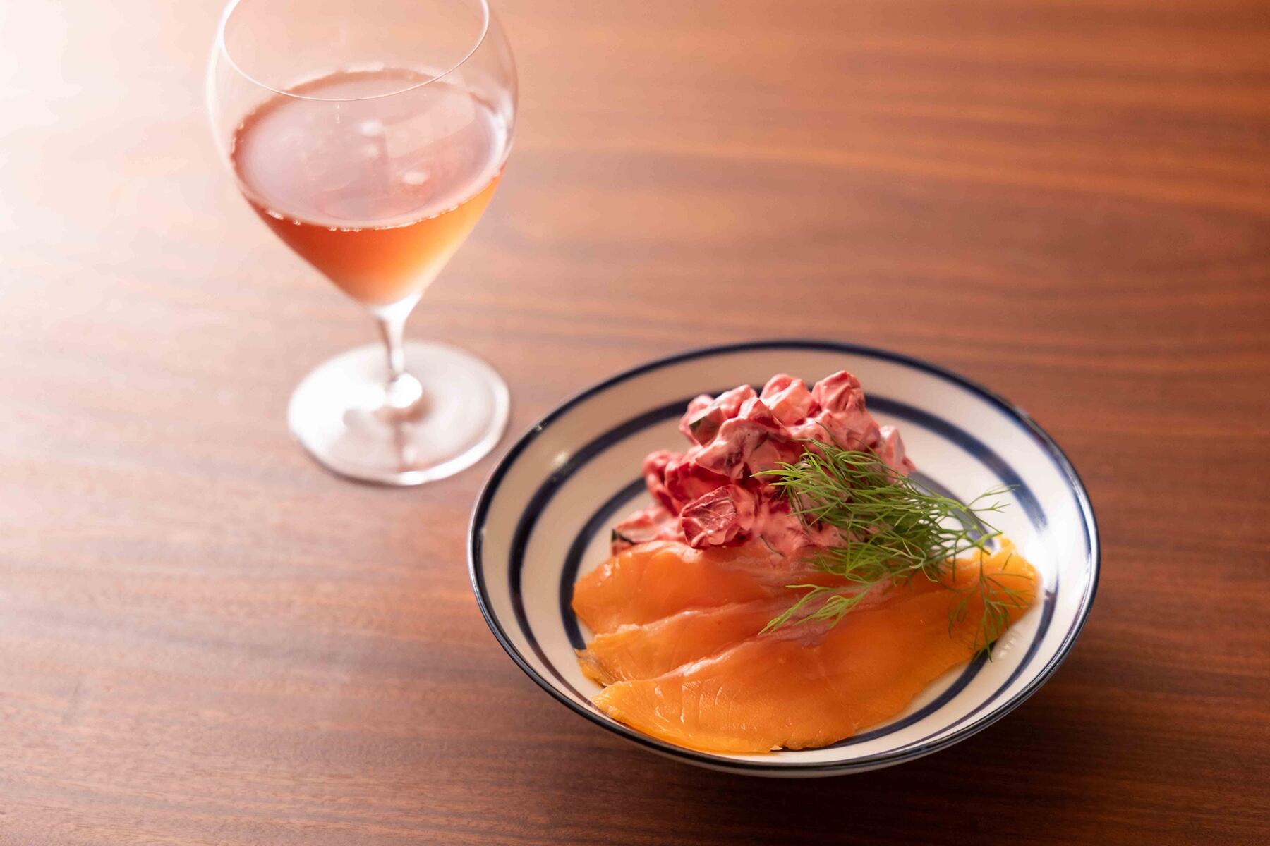 華やかな色が魅力の“ビーツのサラダ”