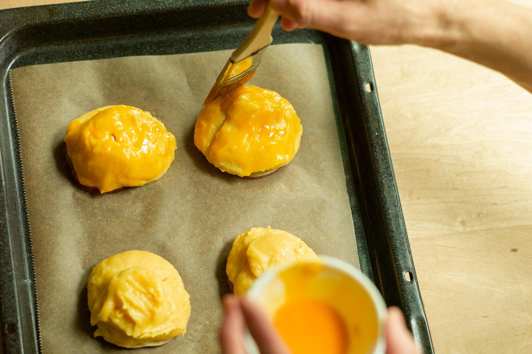 オーブンで焼く