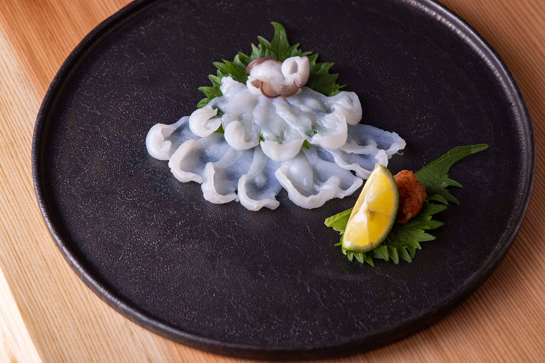 水ダコの薄造り