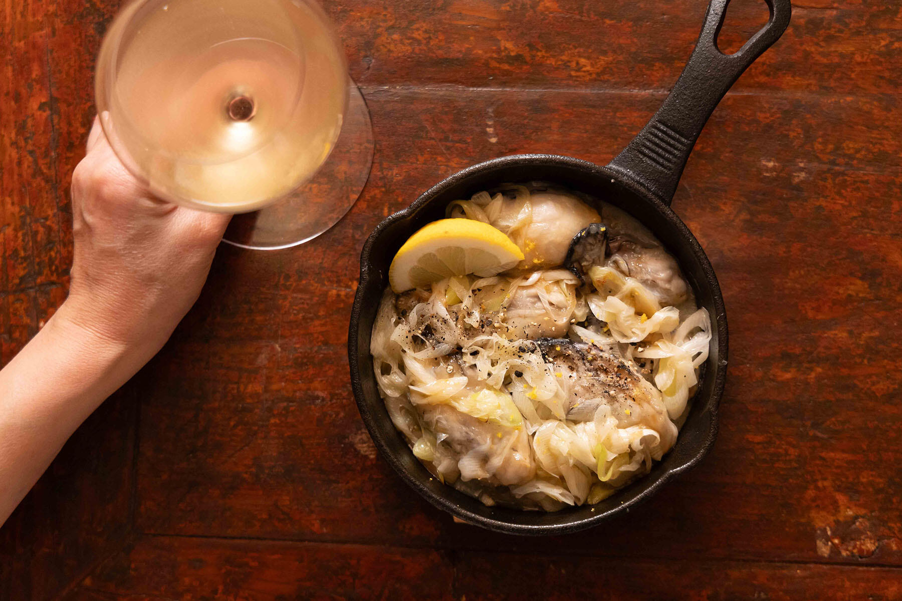 牡蠣ねぎバター