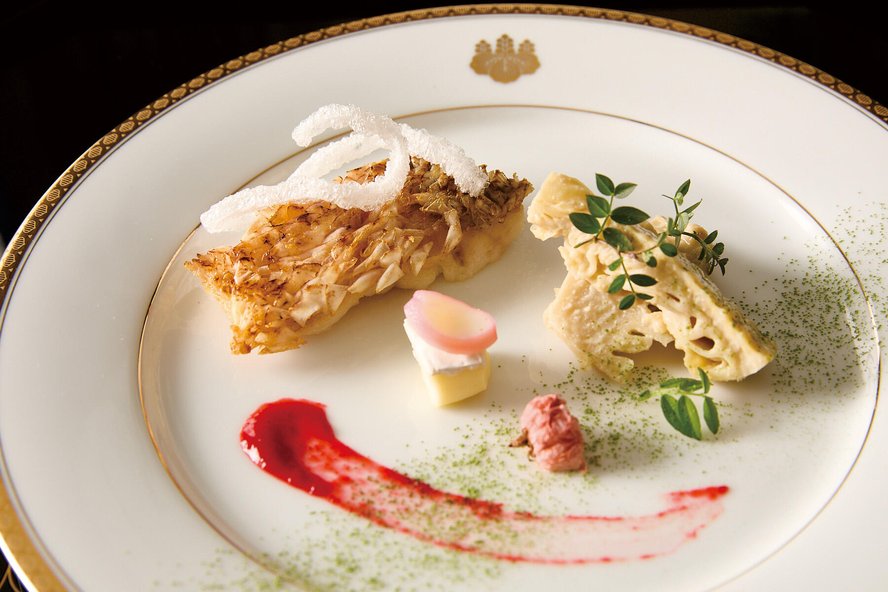 工藤シェフの甘鯛の若狭焼き(13日のみ) 1,200円