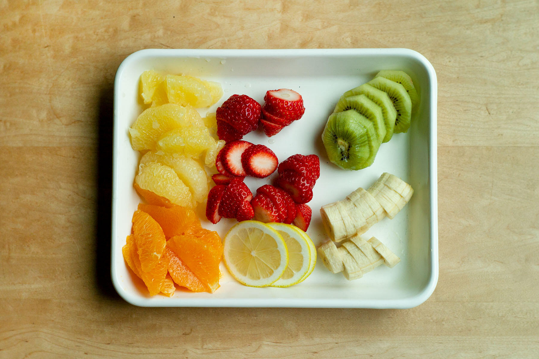 フルーツの下準備