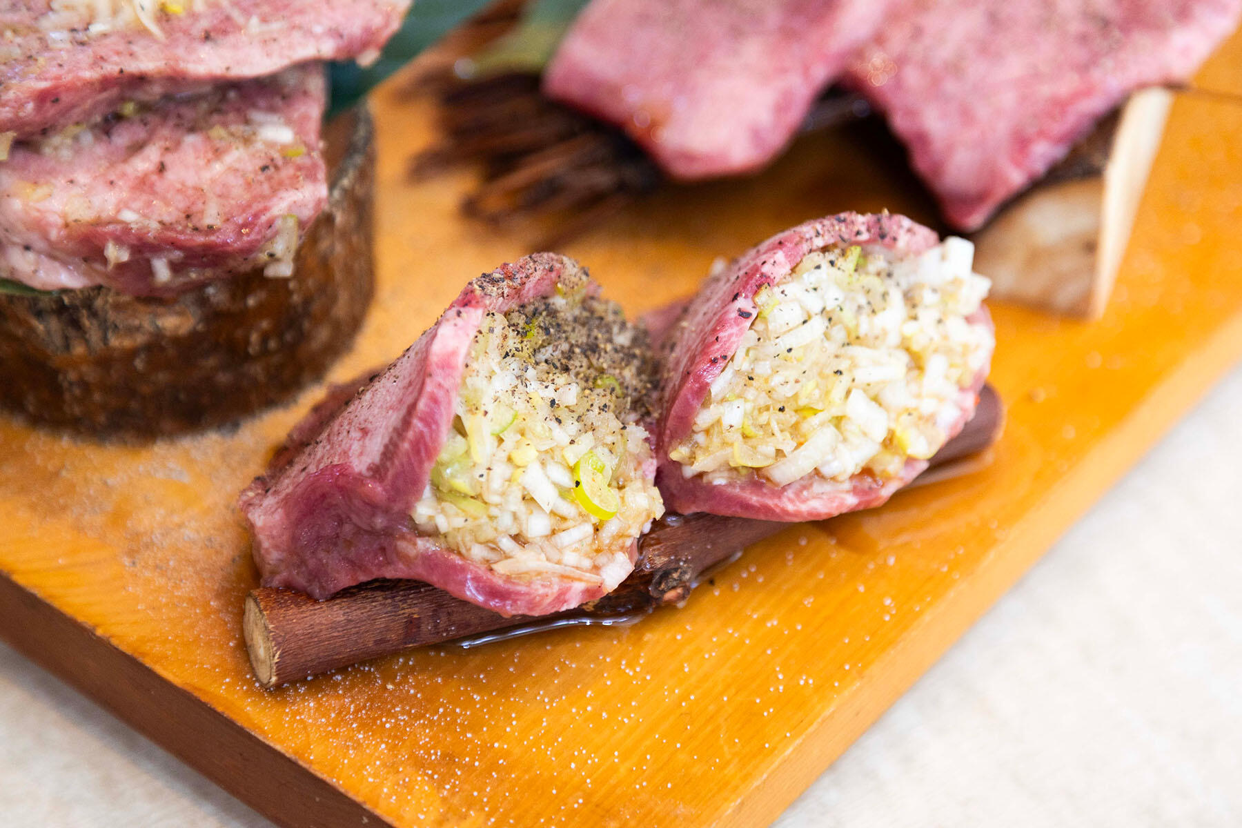 極ネギタンサンド