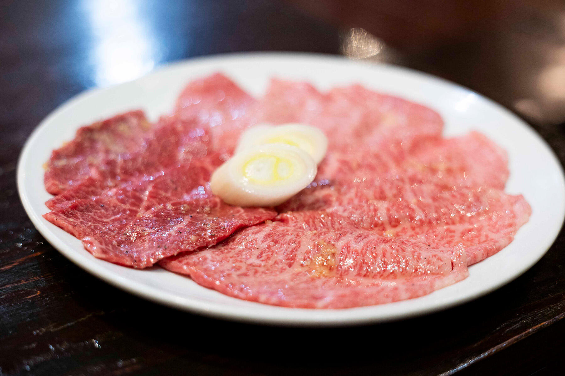 黒毛和牛のロース3種盛