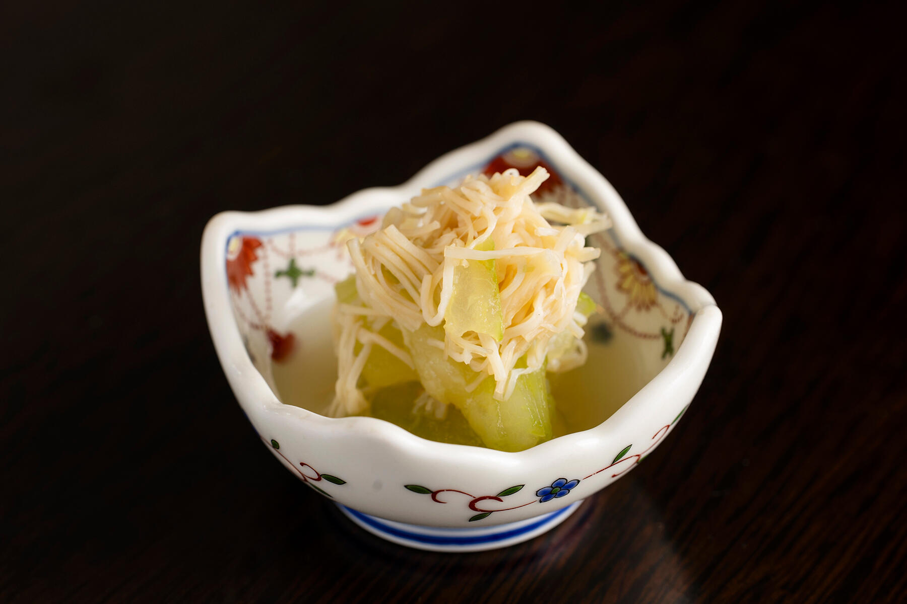 加賀太きゅうりと貝柱