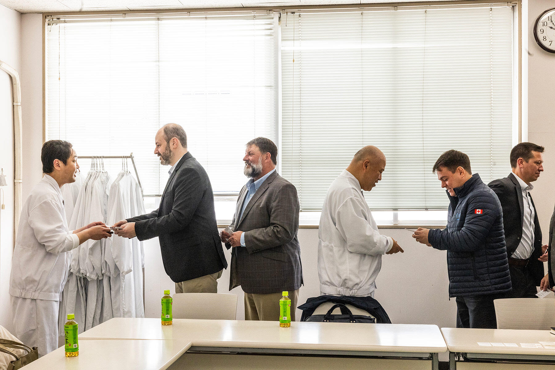 この日は、北米からも視察が入っていた。