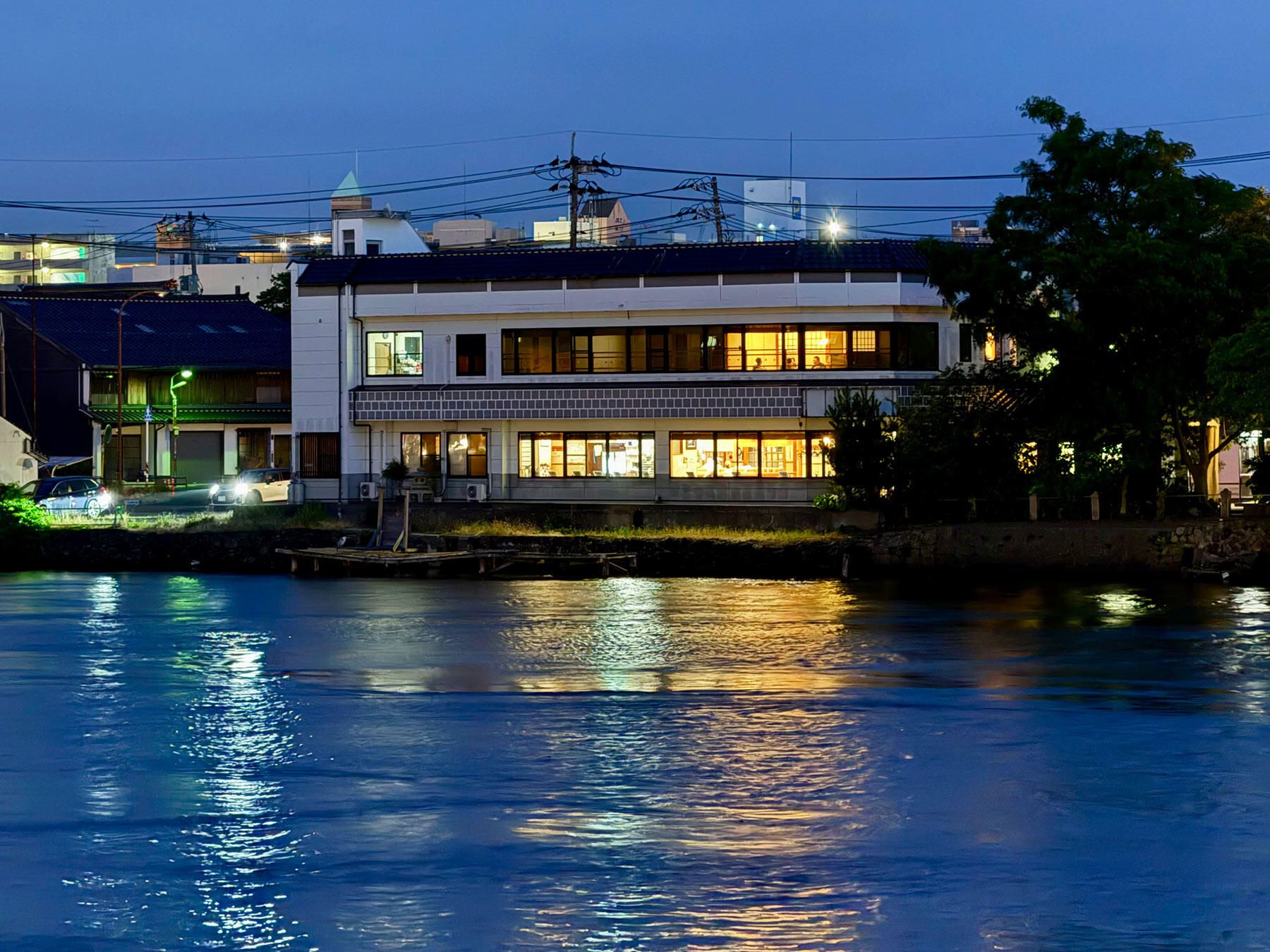 大橋川沿いロケーション