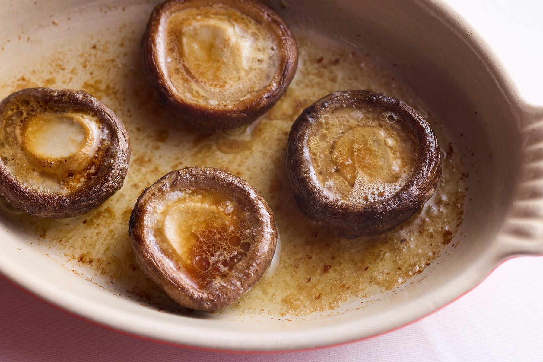 椎茸のバター醬油焼き