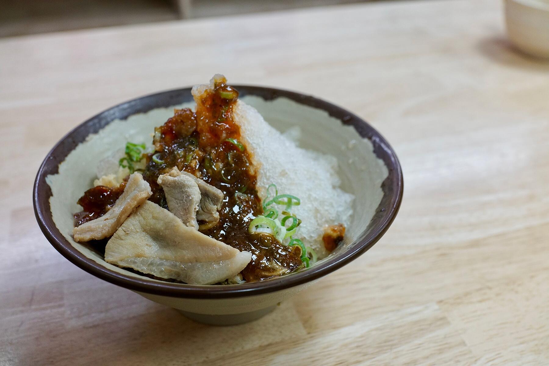 出汁かき氷そば