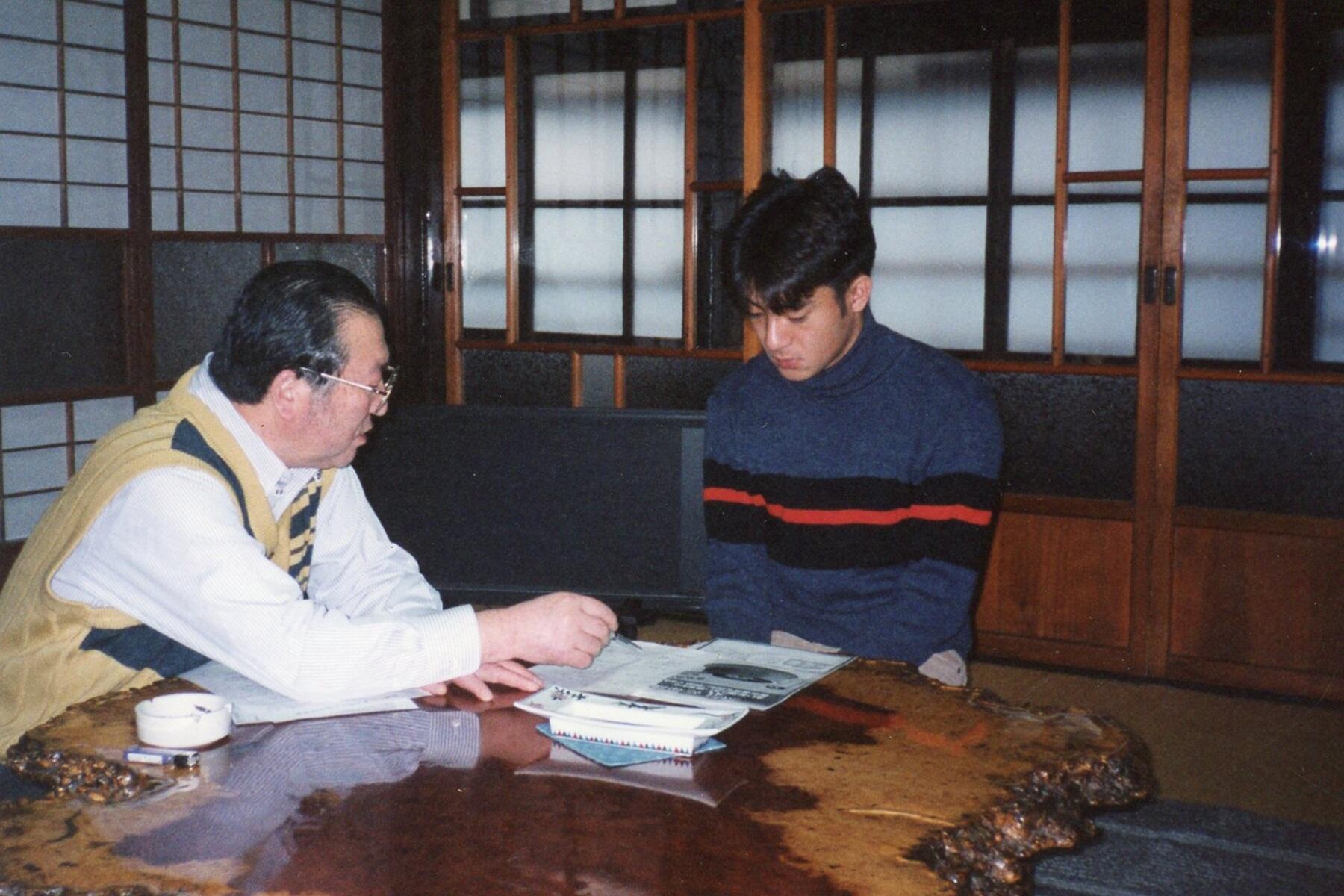 辰五郎さんと澄川宜史さん