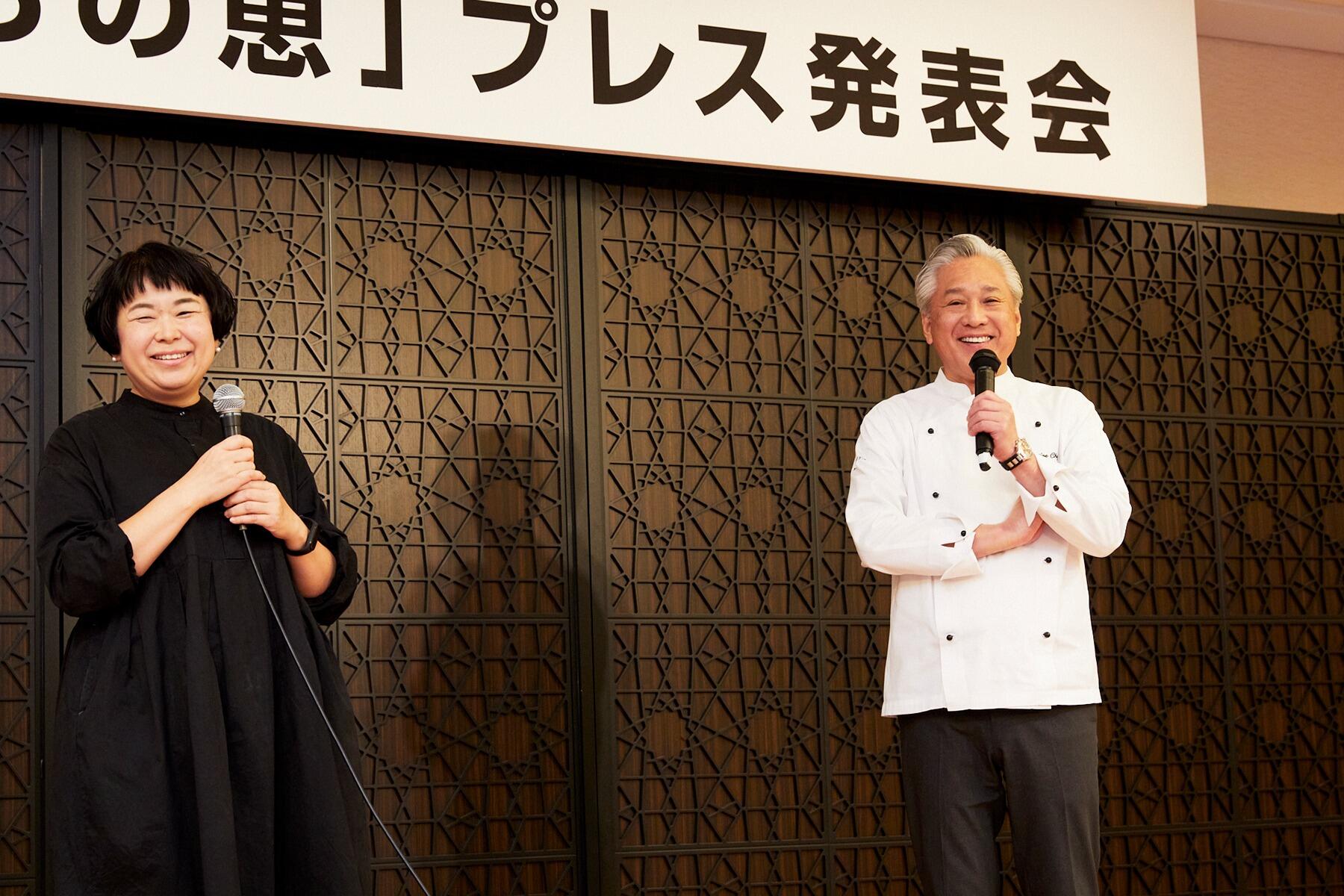 しらいのりこさんと脇屋友嗣さん