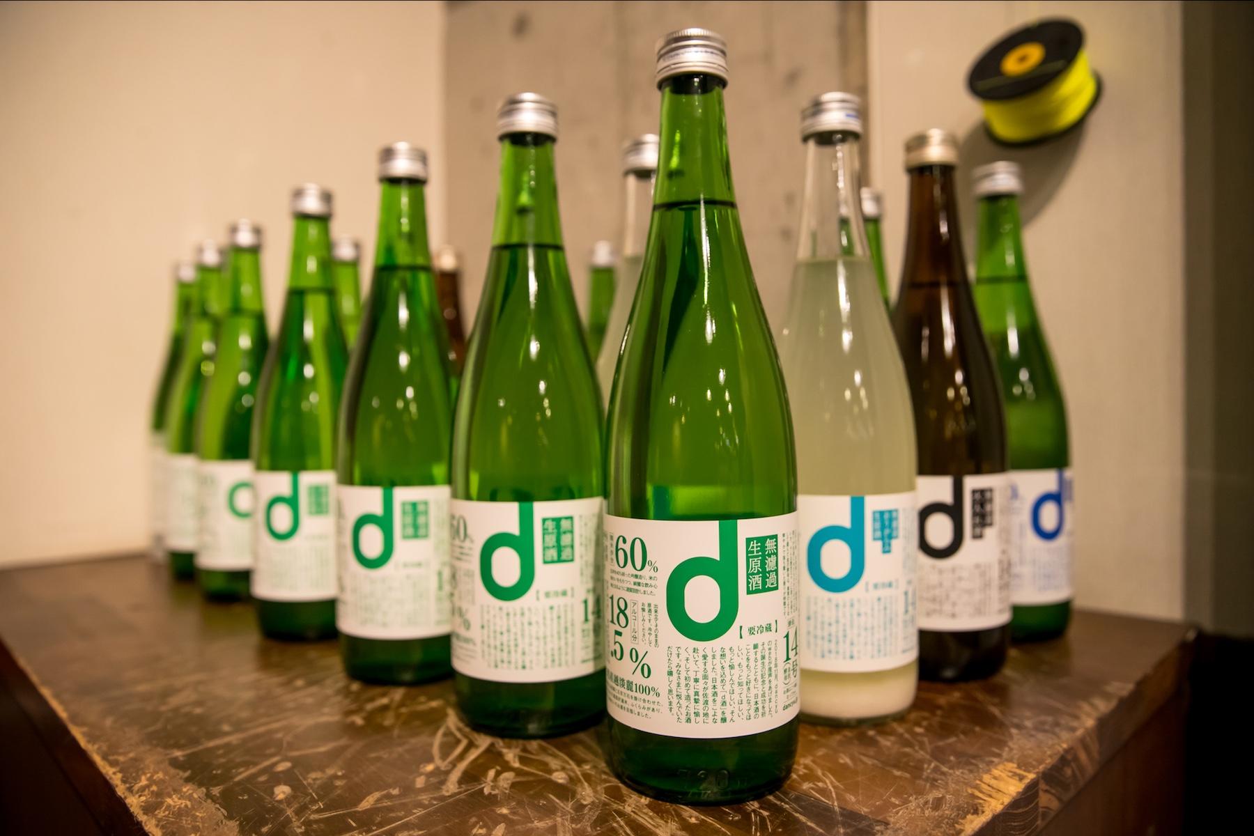 d酒4本が揃う最後の日と言ってもいい、大阪の夜。生原酒、おりがらみ、生酒は完売しました。本当にありがとうございます。実は大阪での一番人気はd酒無濾過火入れ酒!