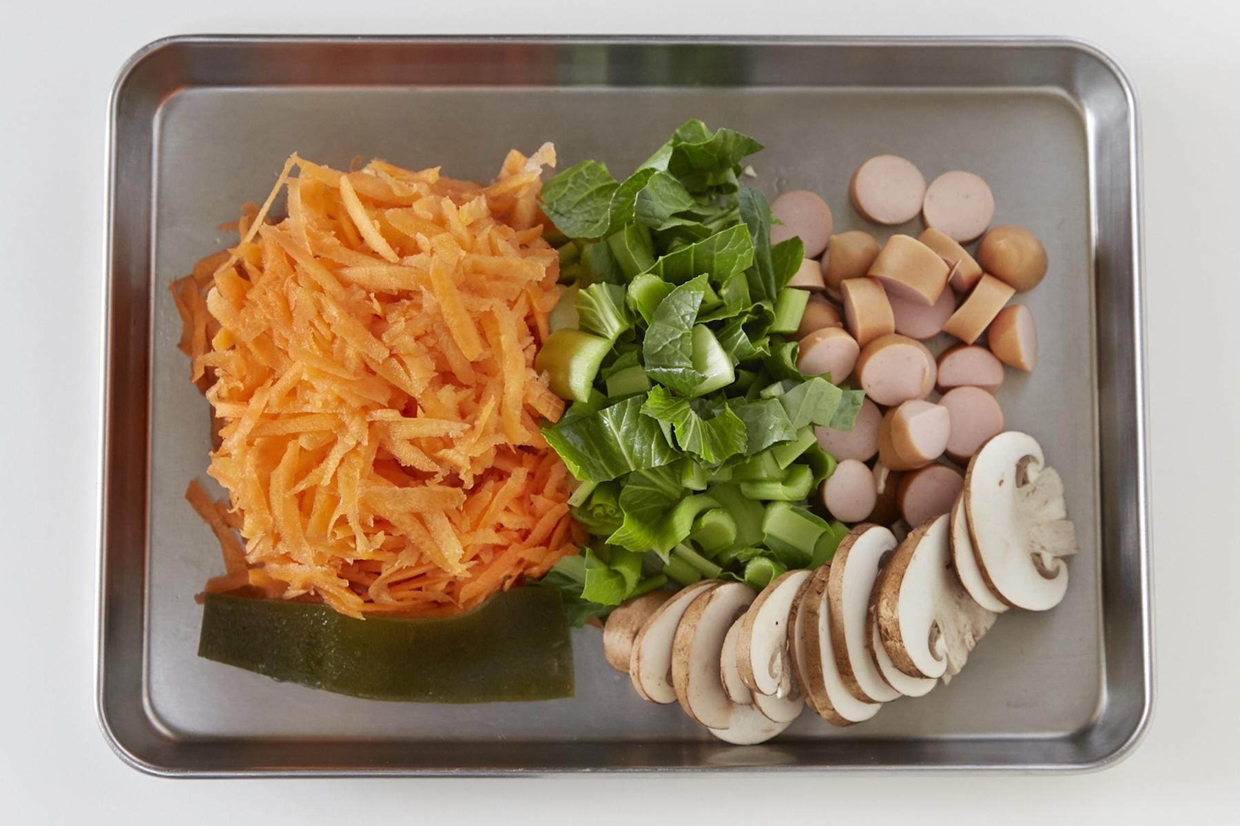 出汁がら昆布の野菜蒸し