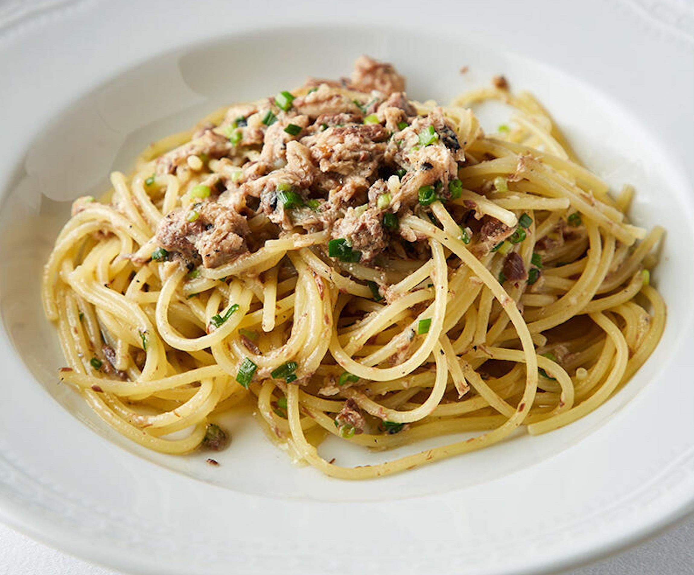 「リストランテ アクアパッツァ」日高シェフの“缶詰”パスタ