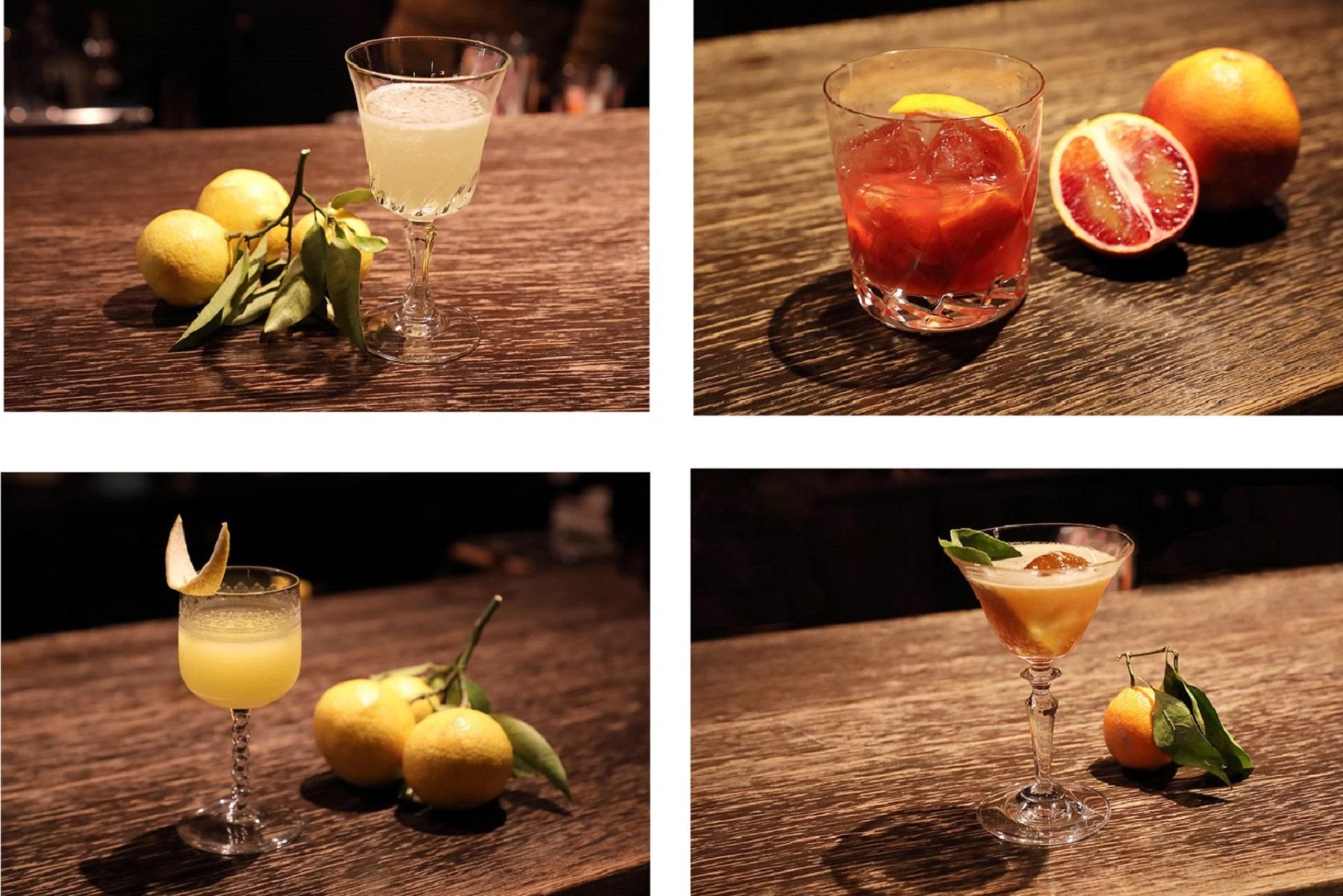 名古屋のセミナーで生まれたカクテル。媛レモンと甘平を使うバーテンダーが多かった。