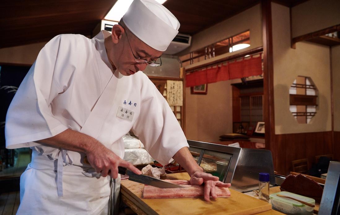 今ではカジキを上手にさばける職人も少なくなったという。