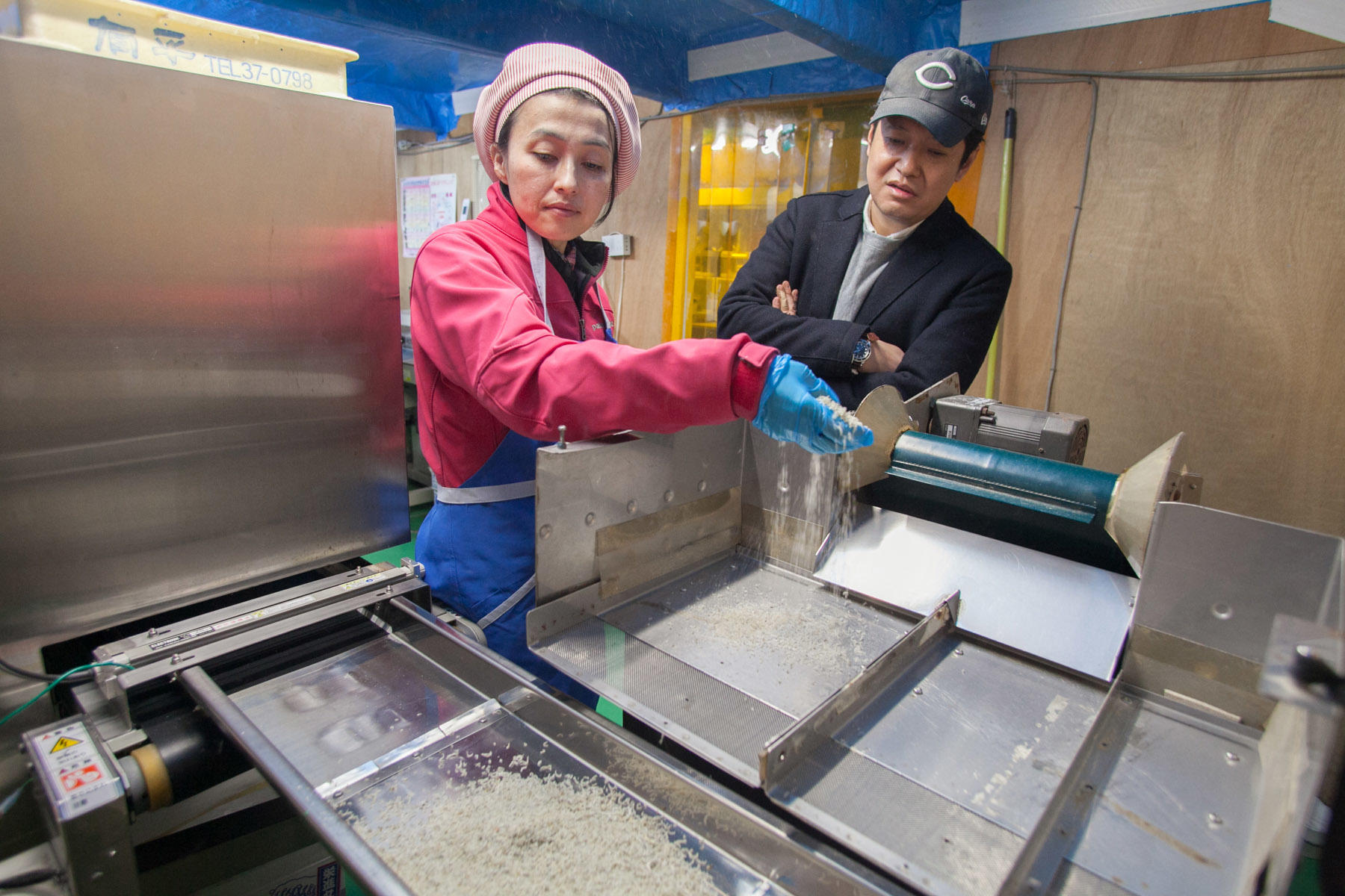 石野水産の加工場