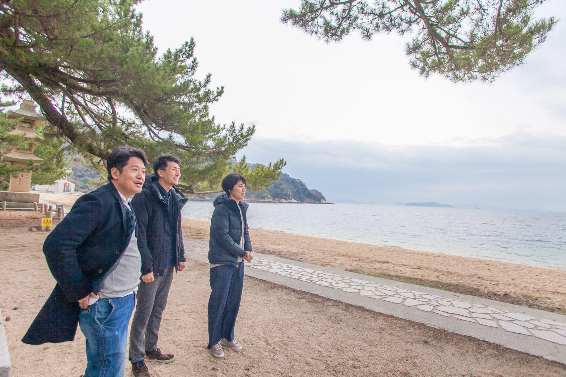 「日本の渚百選」に選ばれた桂浜