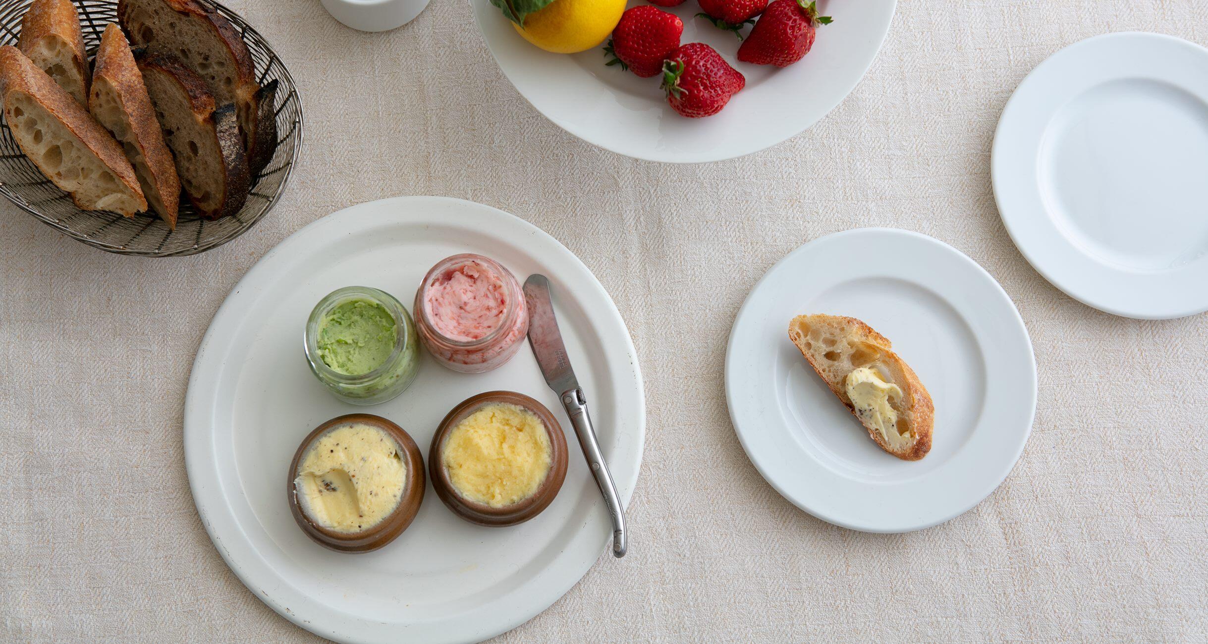 パンと楽しむフレーバーバター