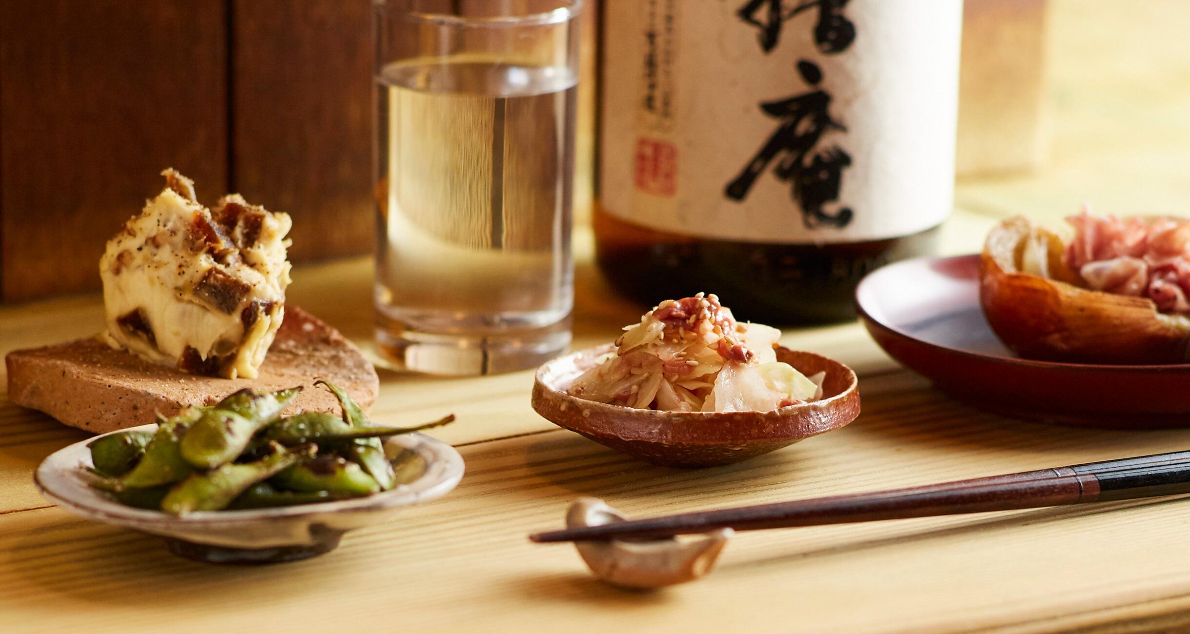 焼酎が進む豆皿つまみ