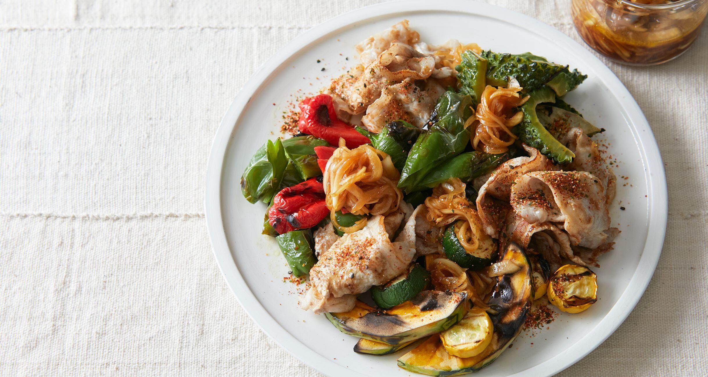 夏の野菜料理で元気いっぱい！