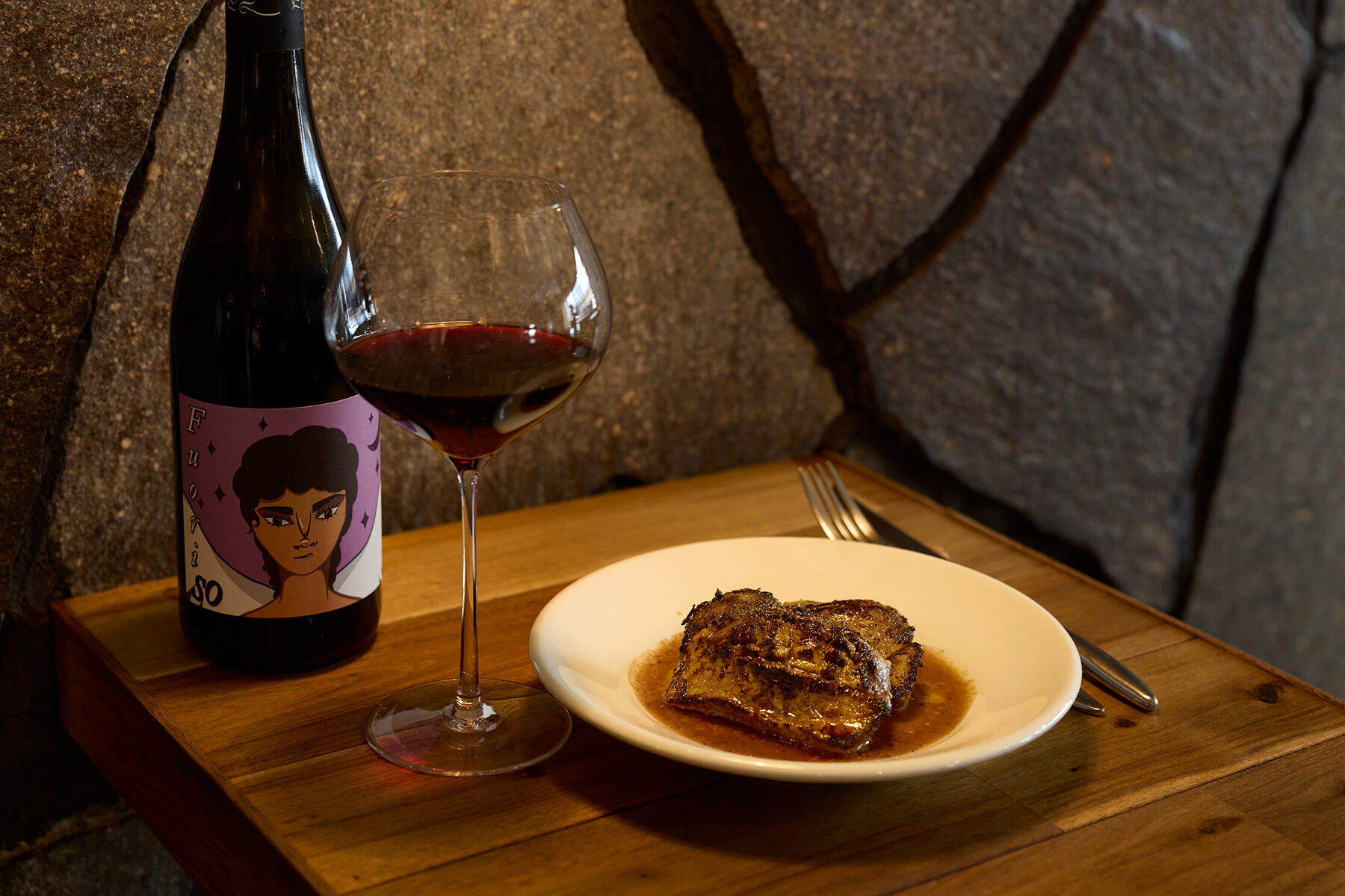 鹿肉のロースト