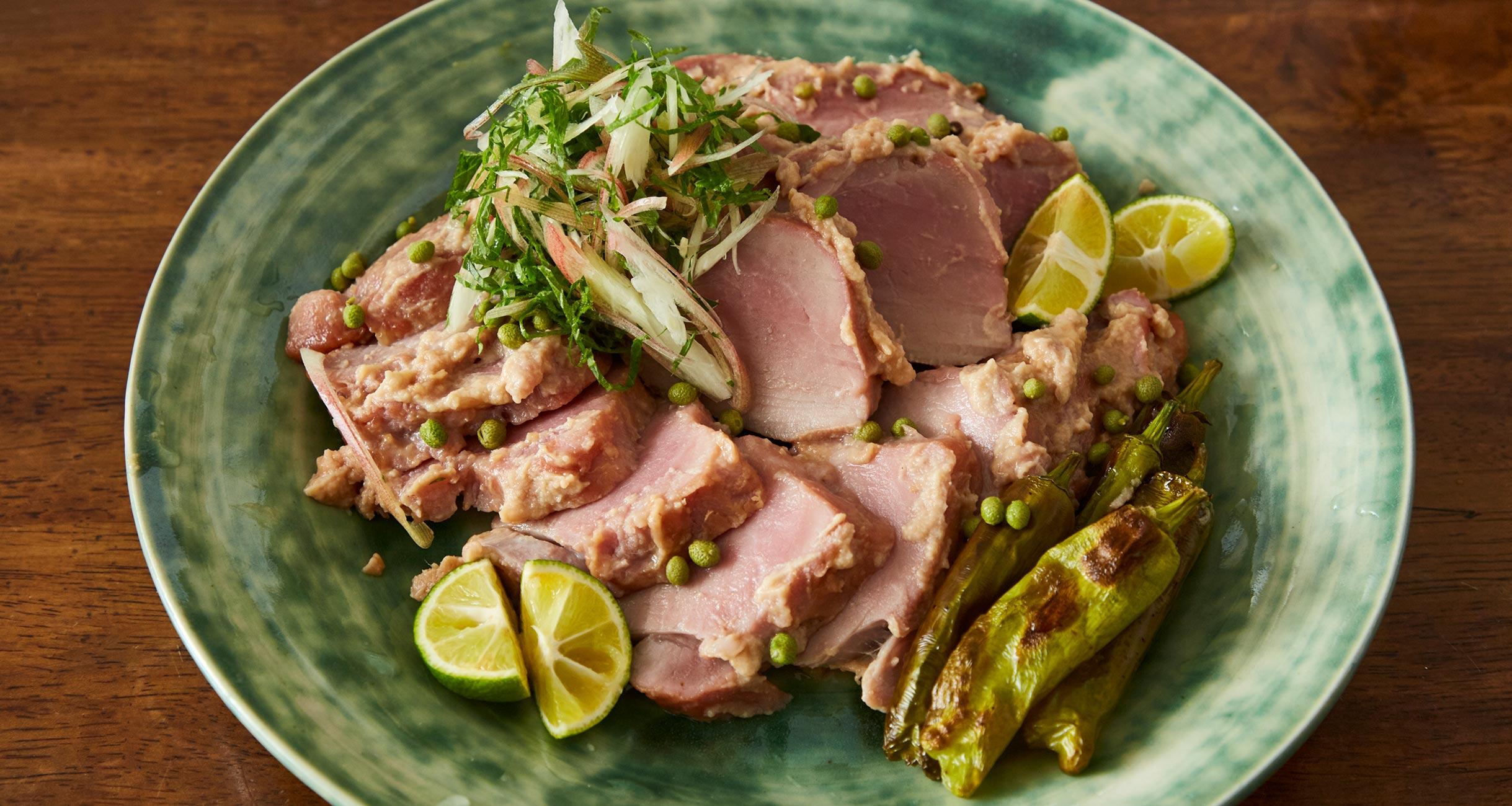 豚ヒレ肉の味噌漬け焼き