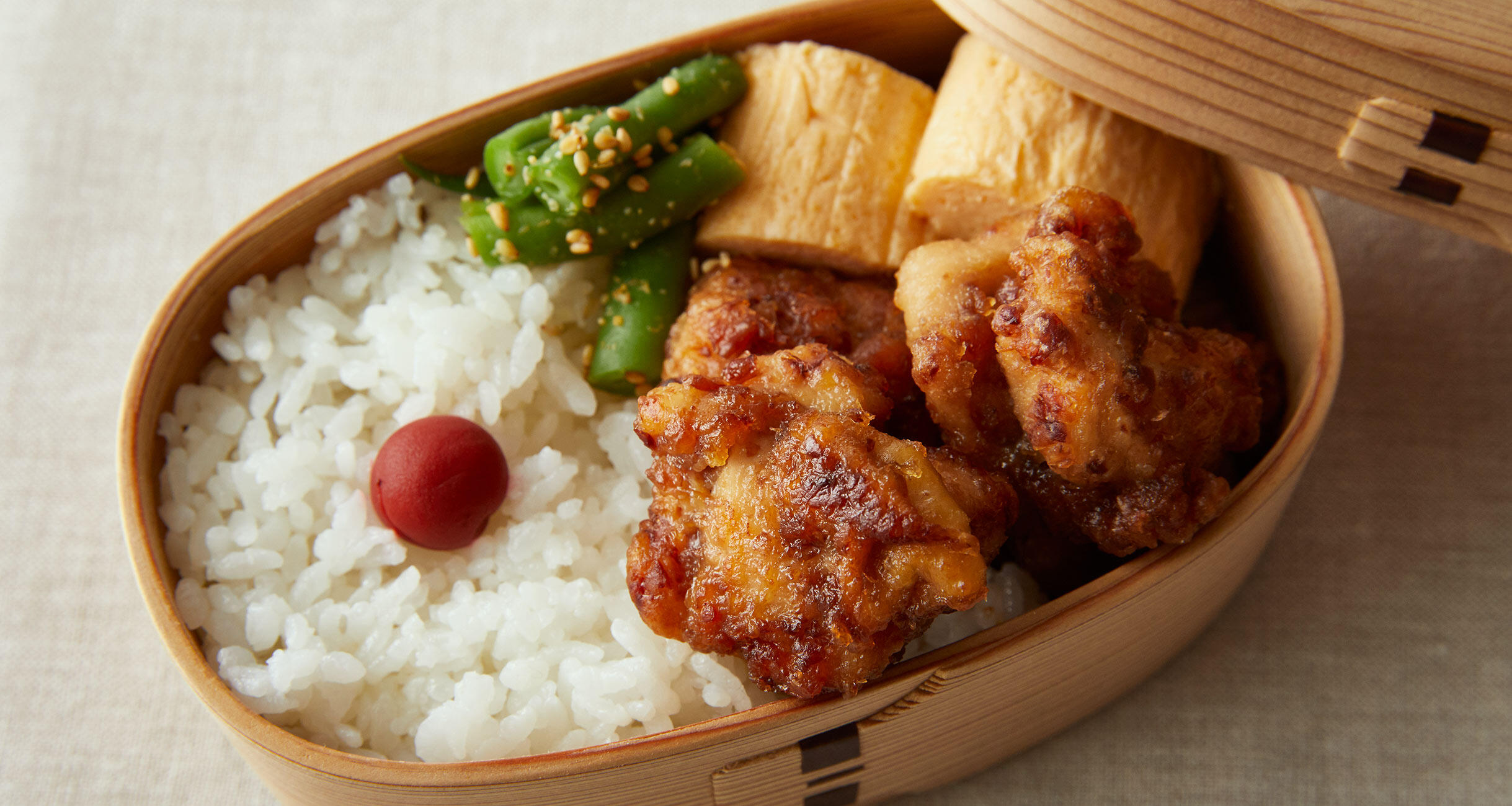 吉田愛さんのから揚げ弁当1week