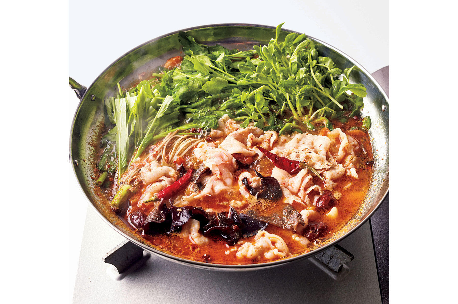 豚バラの韓国風鍋