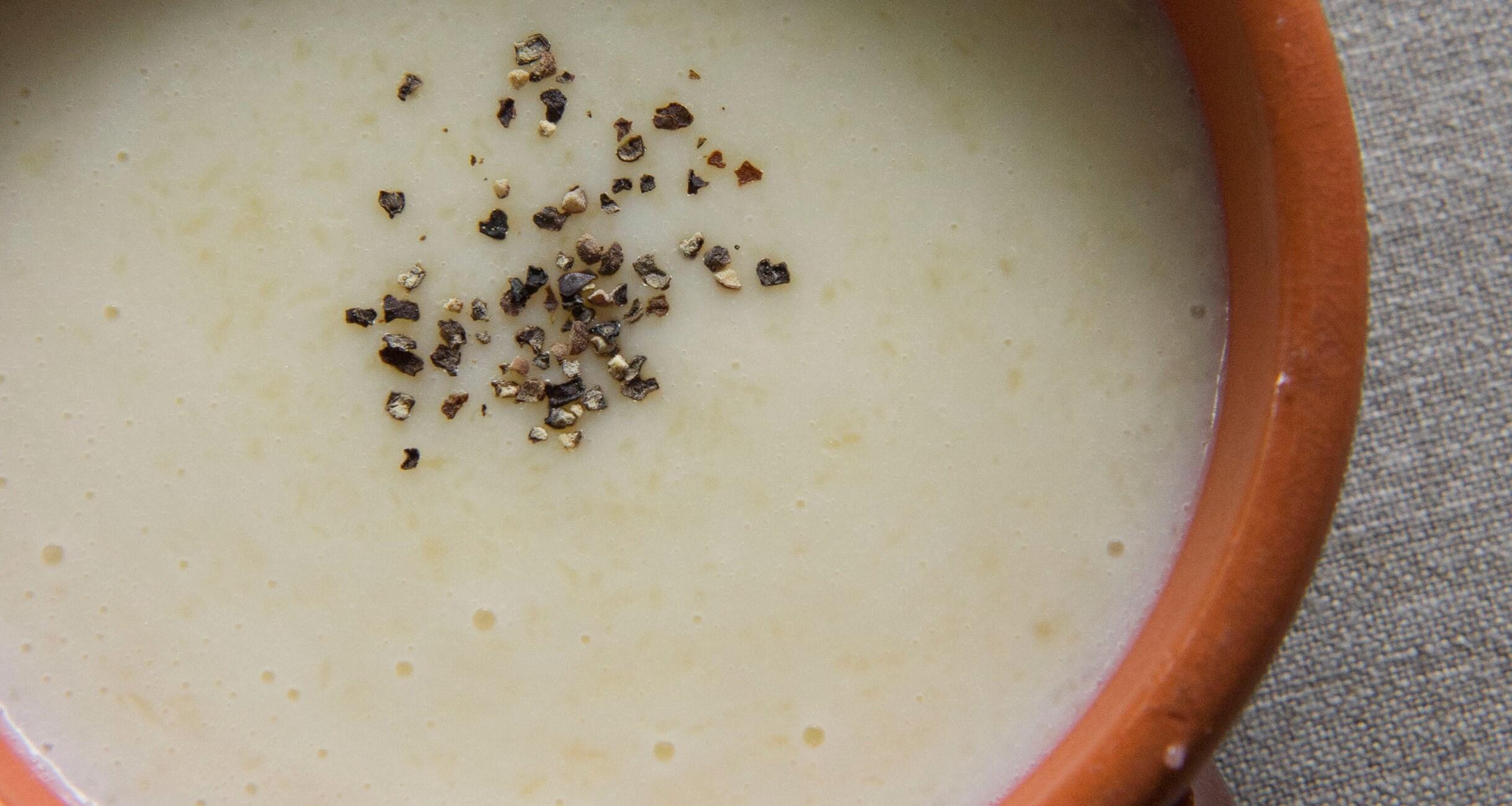 おろしじゃがいものミルクスープ