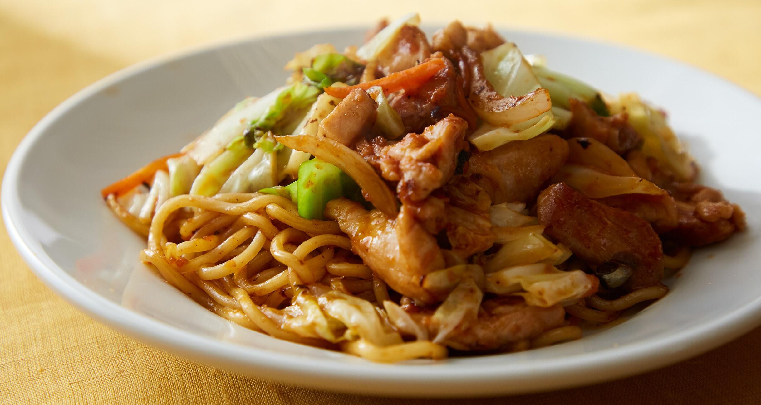 タッカルビ風焼きそば