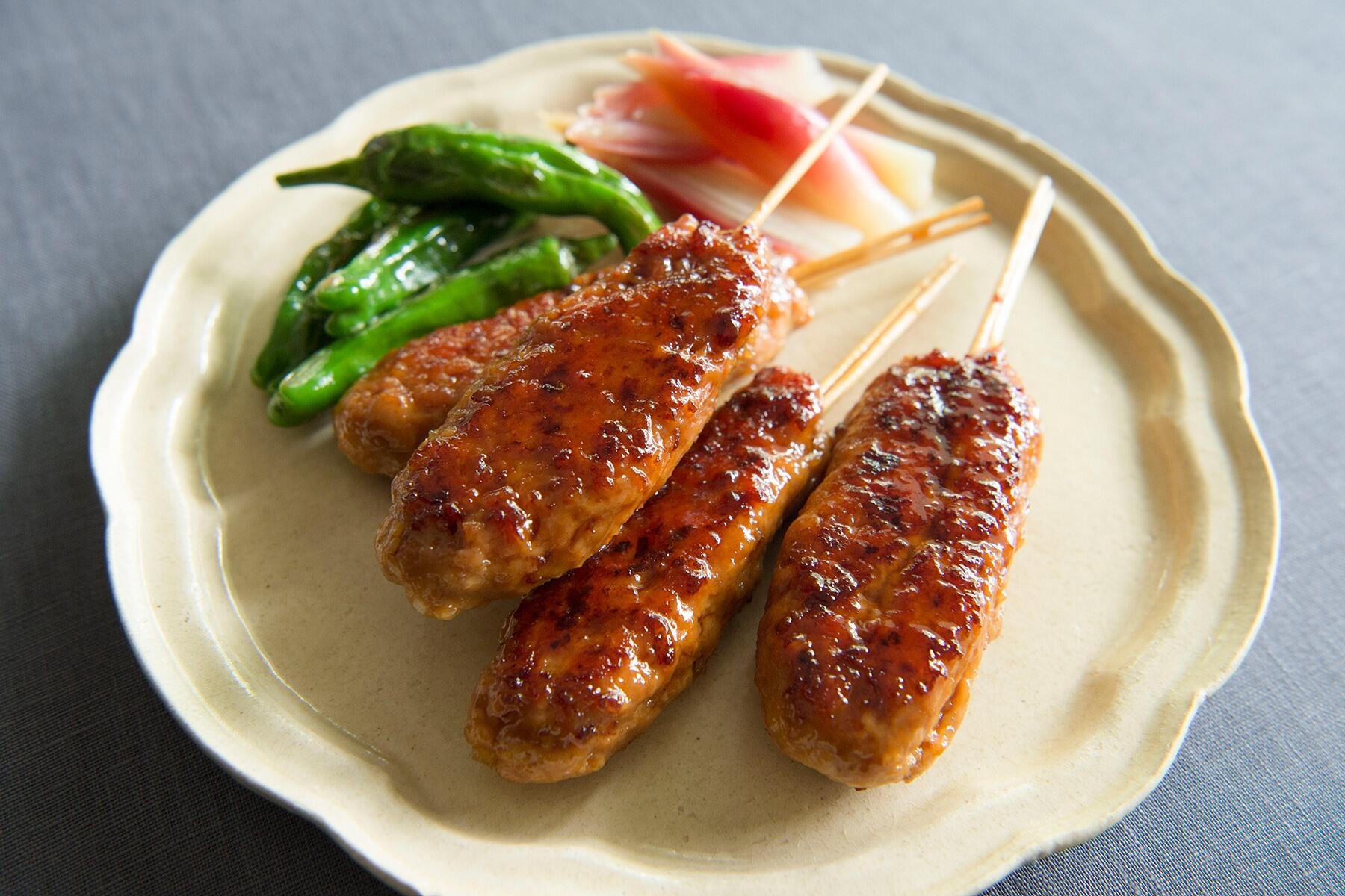 こっくり甘辛い“鶏つくねの甘辛照り焼き”